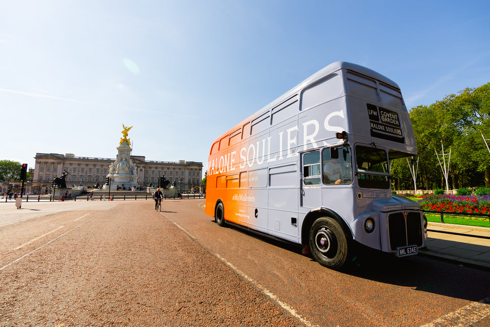 All Aboard the Malone Souliers Routemaster Bus for LFW