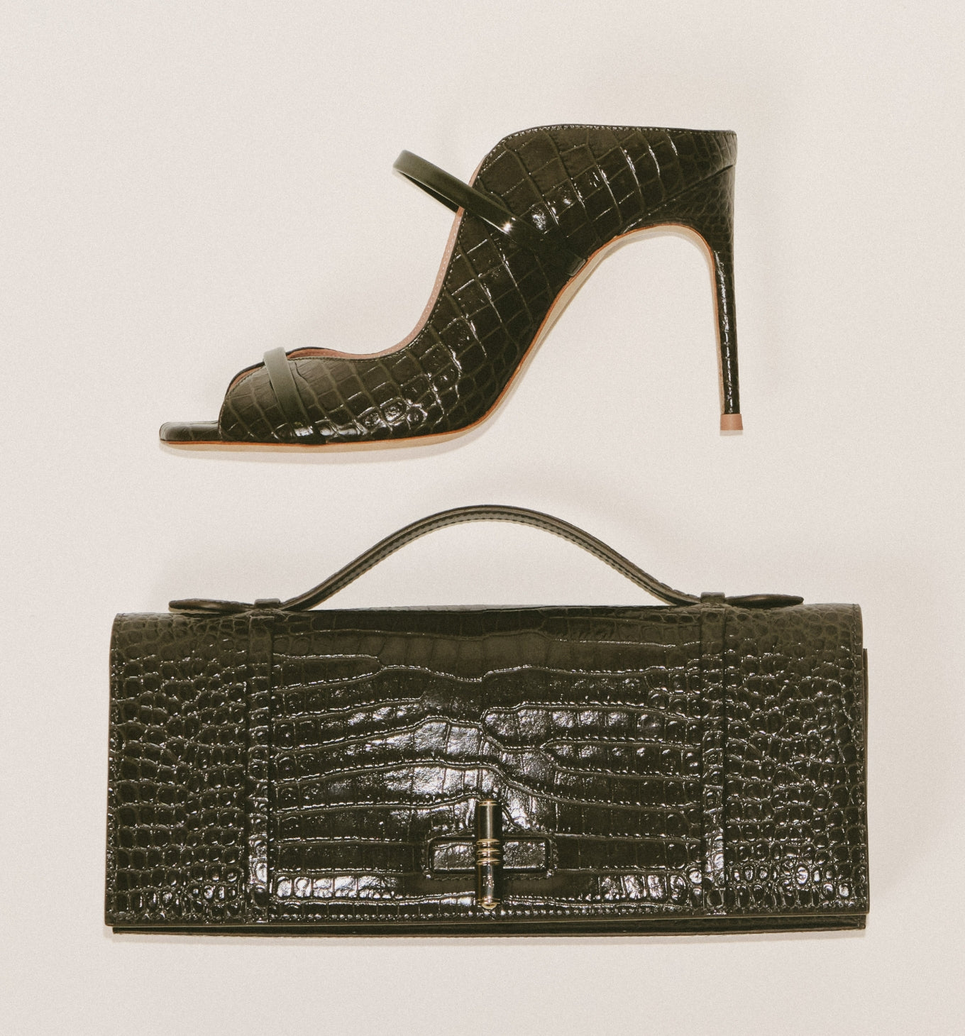 洋楽 Malone/Barnes & Spontaneous Simplicity May Dark Brown Leather Small Handbag |Malone Souliers