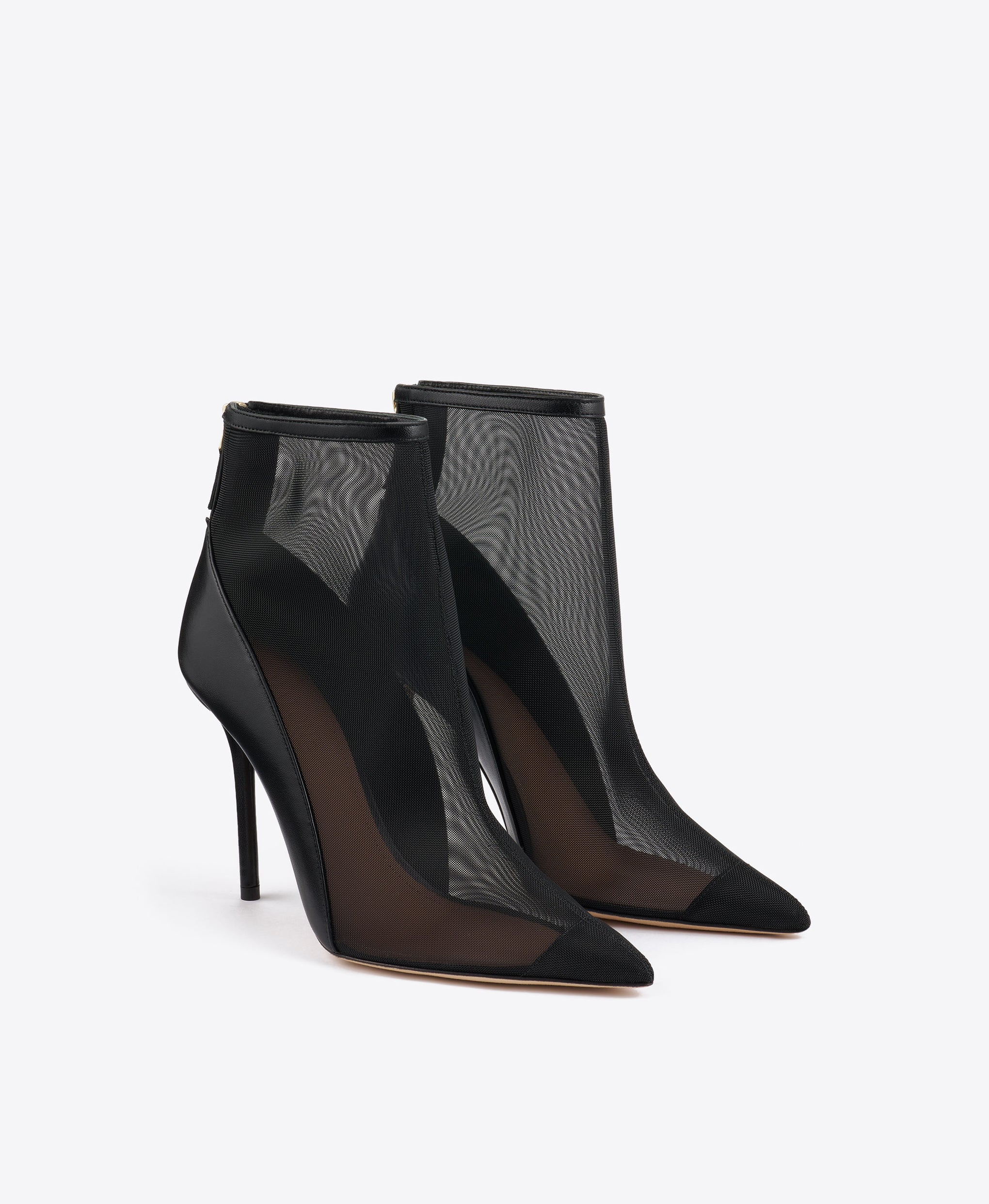Arc 100 Black Mesh Ankle Boots