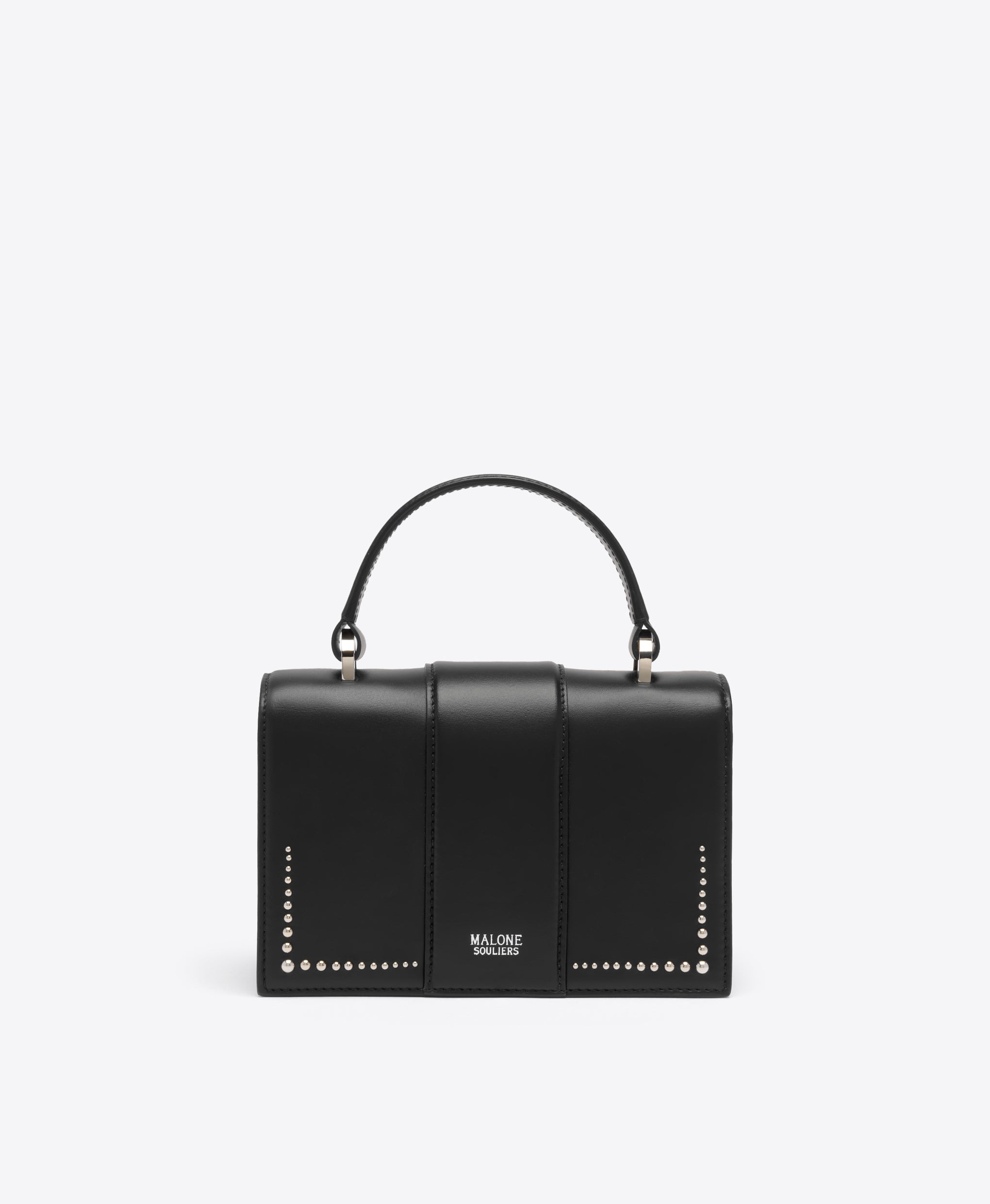 Exclusive Audrey Black Studded Mini Handbag Malone Souliers