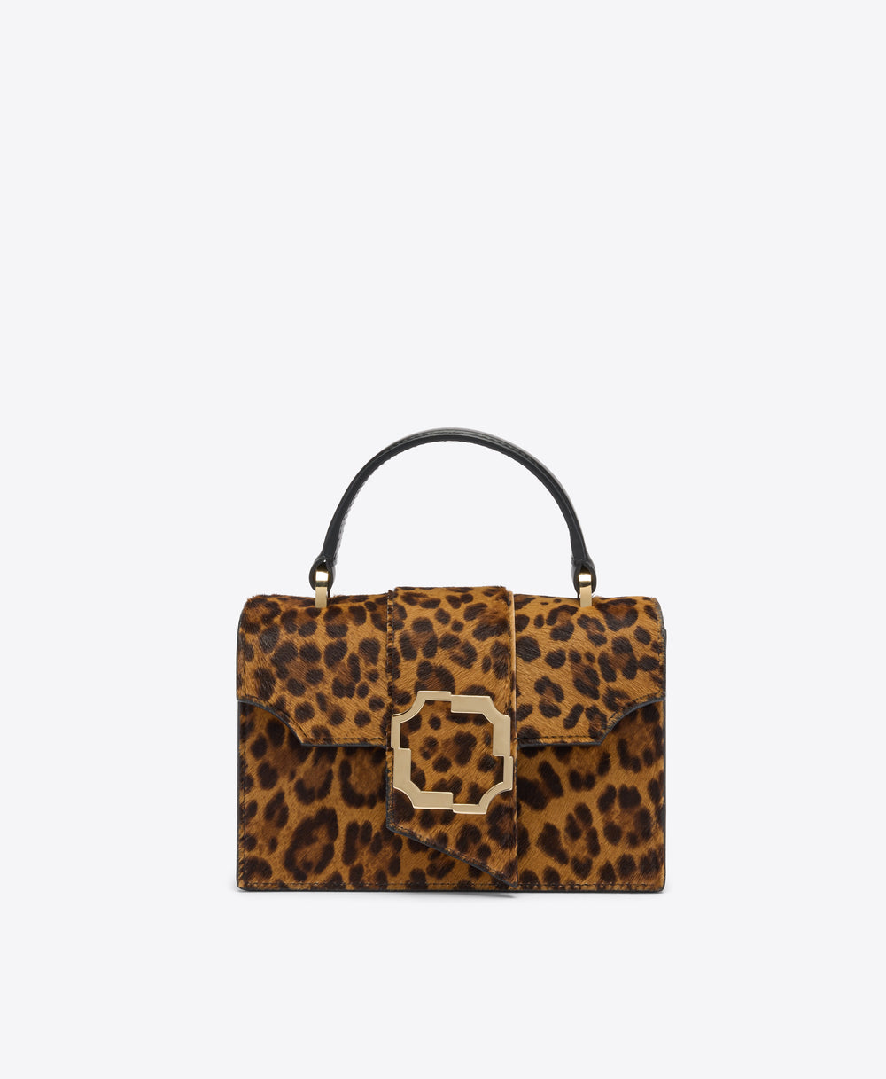 Audrey Leopard Mini Bag Malone Souliers