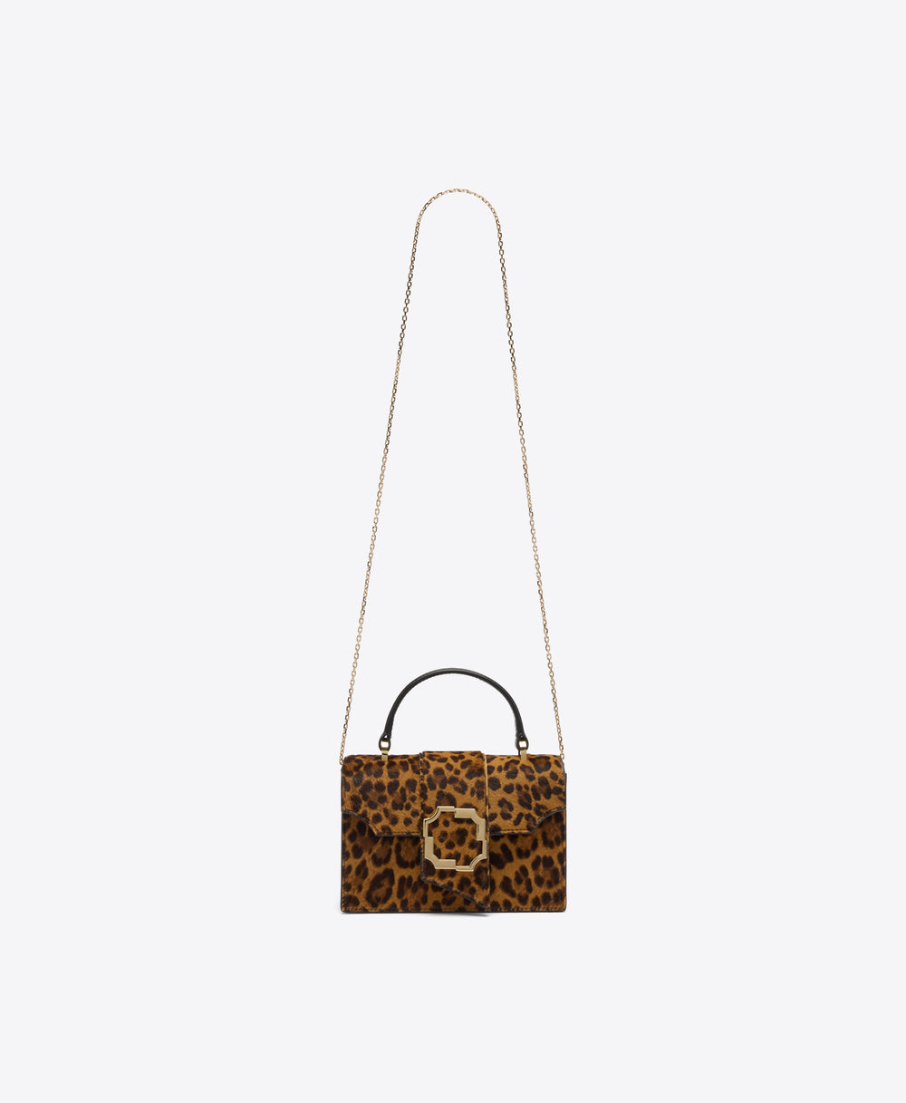 Audrey Leopard Mini Bag Malone Souliers