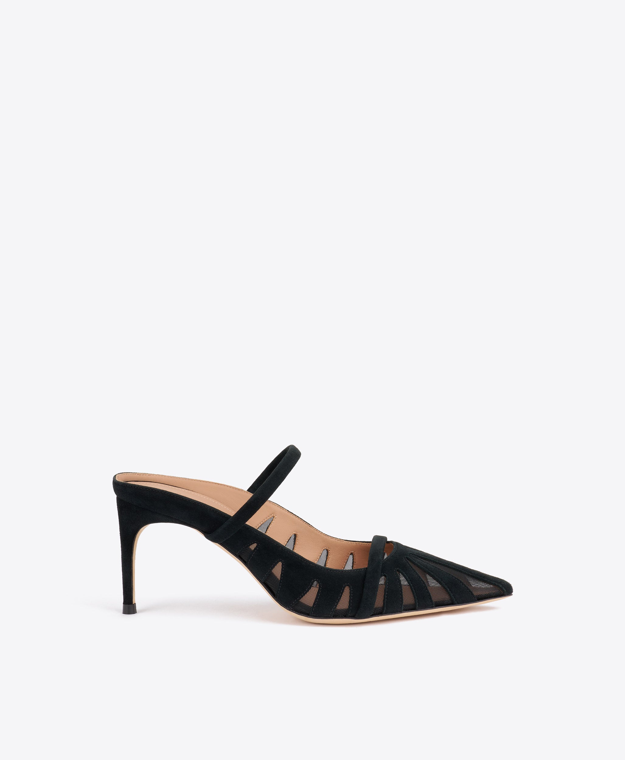 Aurora 70 Suede Mules