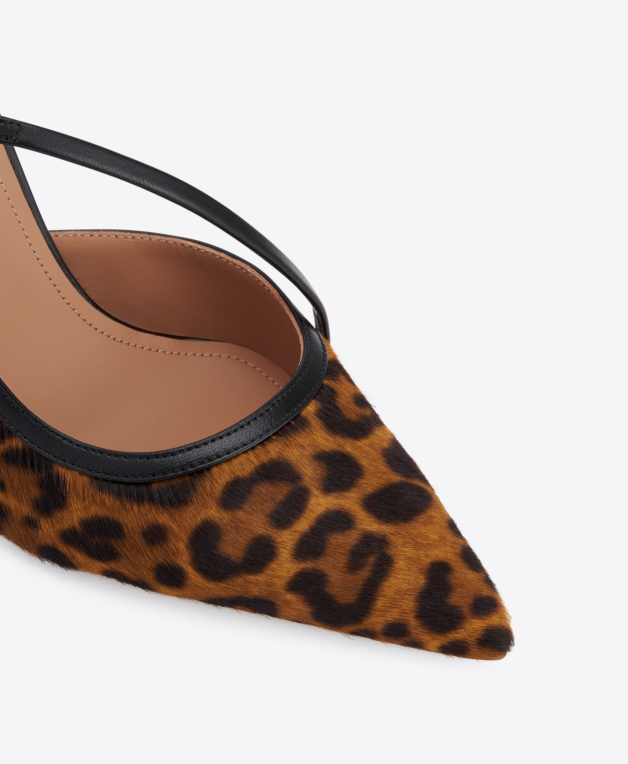 Bettina 90 Leopard-print Calf Hair Pumps