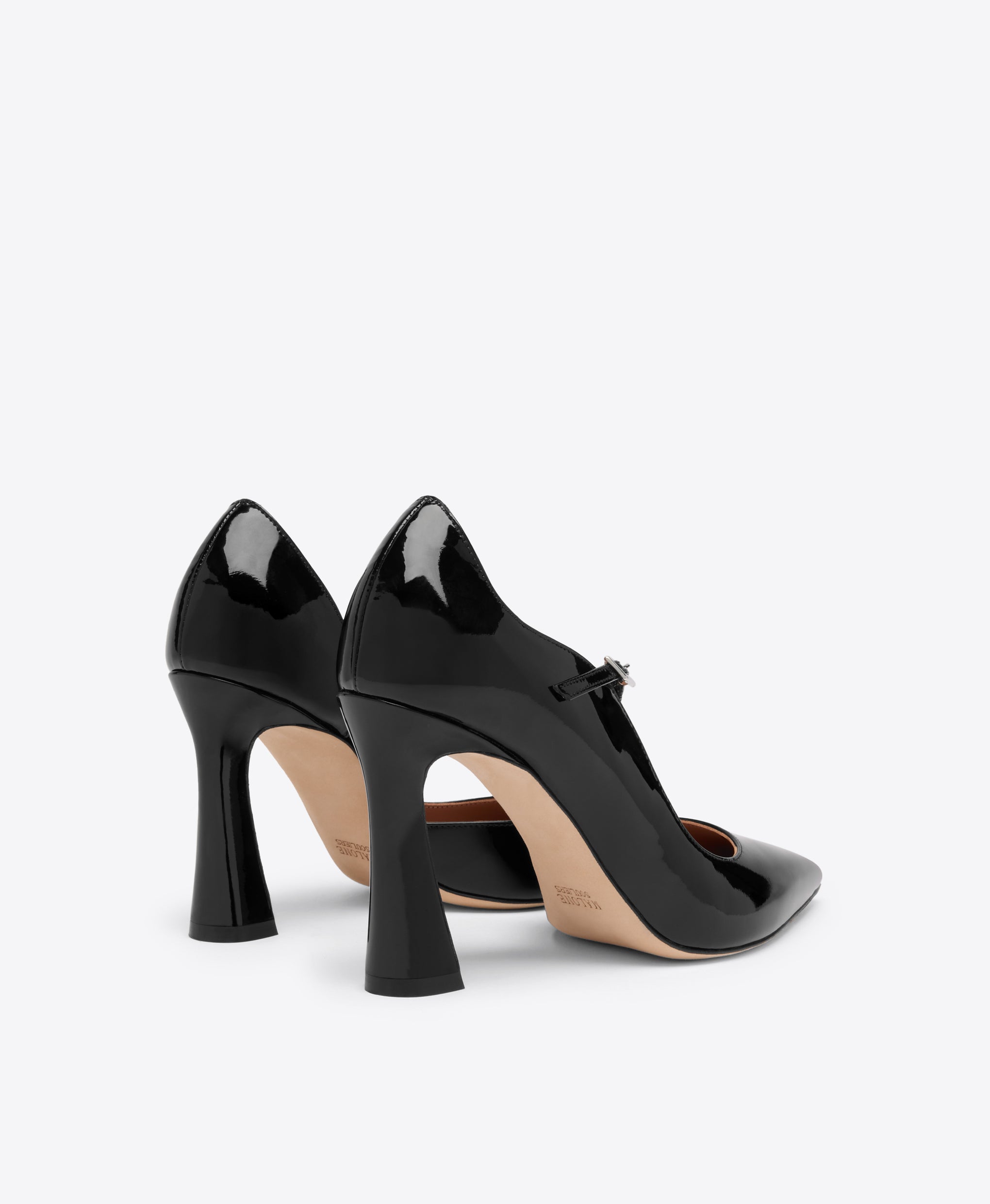 Bettina 90 Black Patent Leather Pumps Malone Souliers