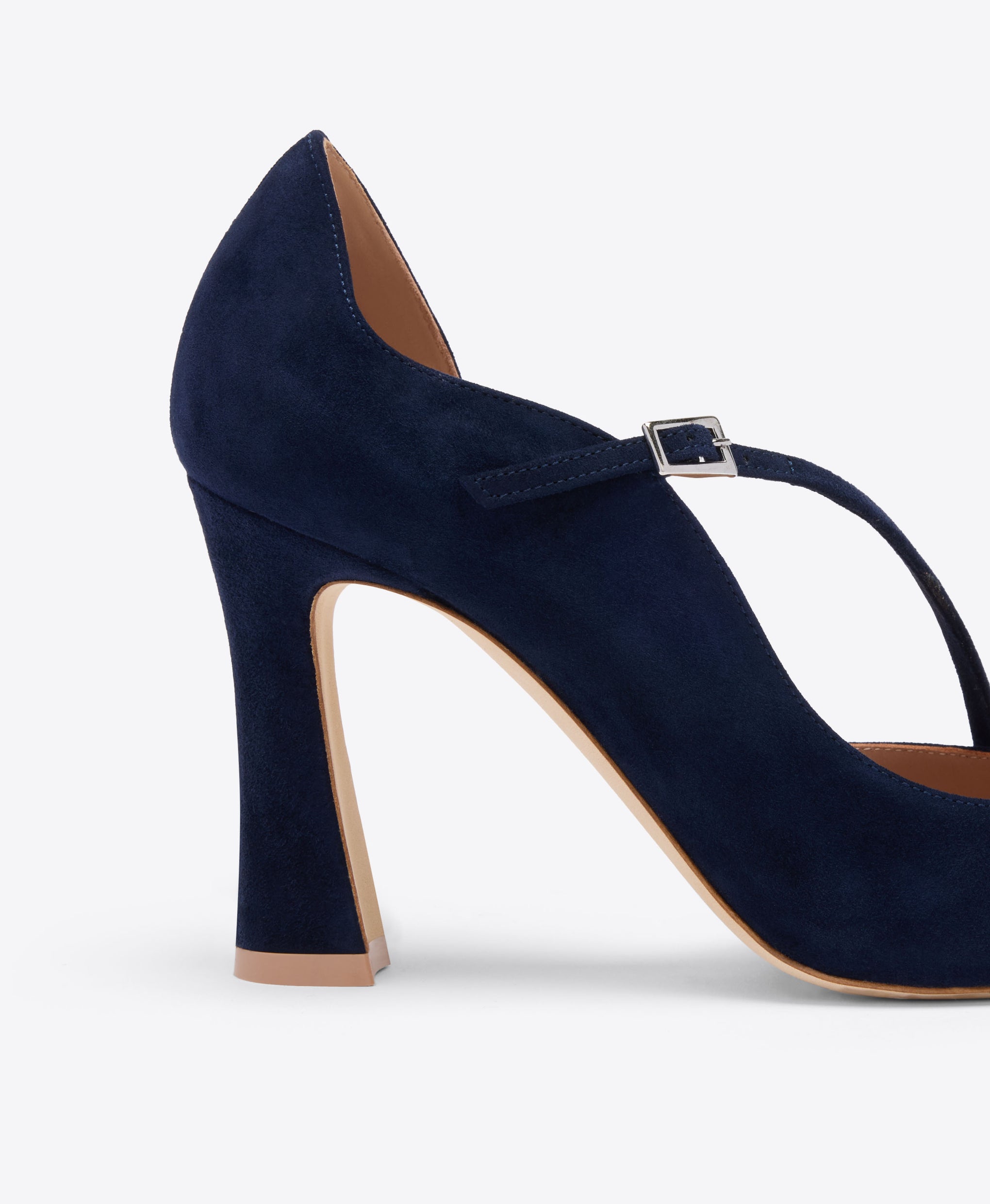 Bettina 90 Navy Suede Pumps Malone Souliers