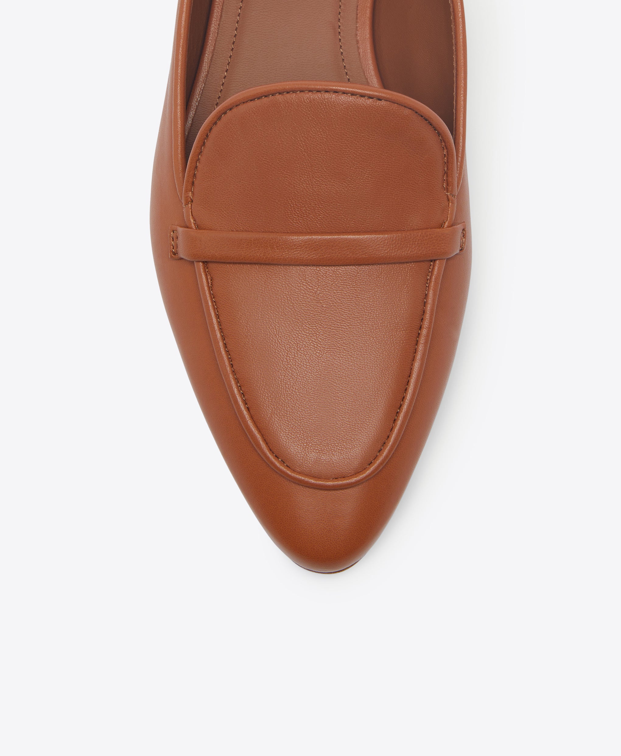 Malone Souliers Bruni Brown Leather Flat Loafers