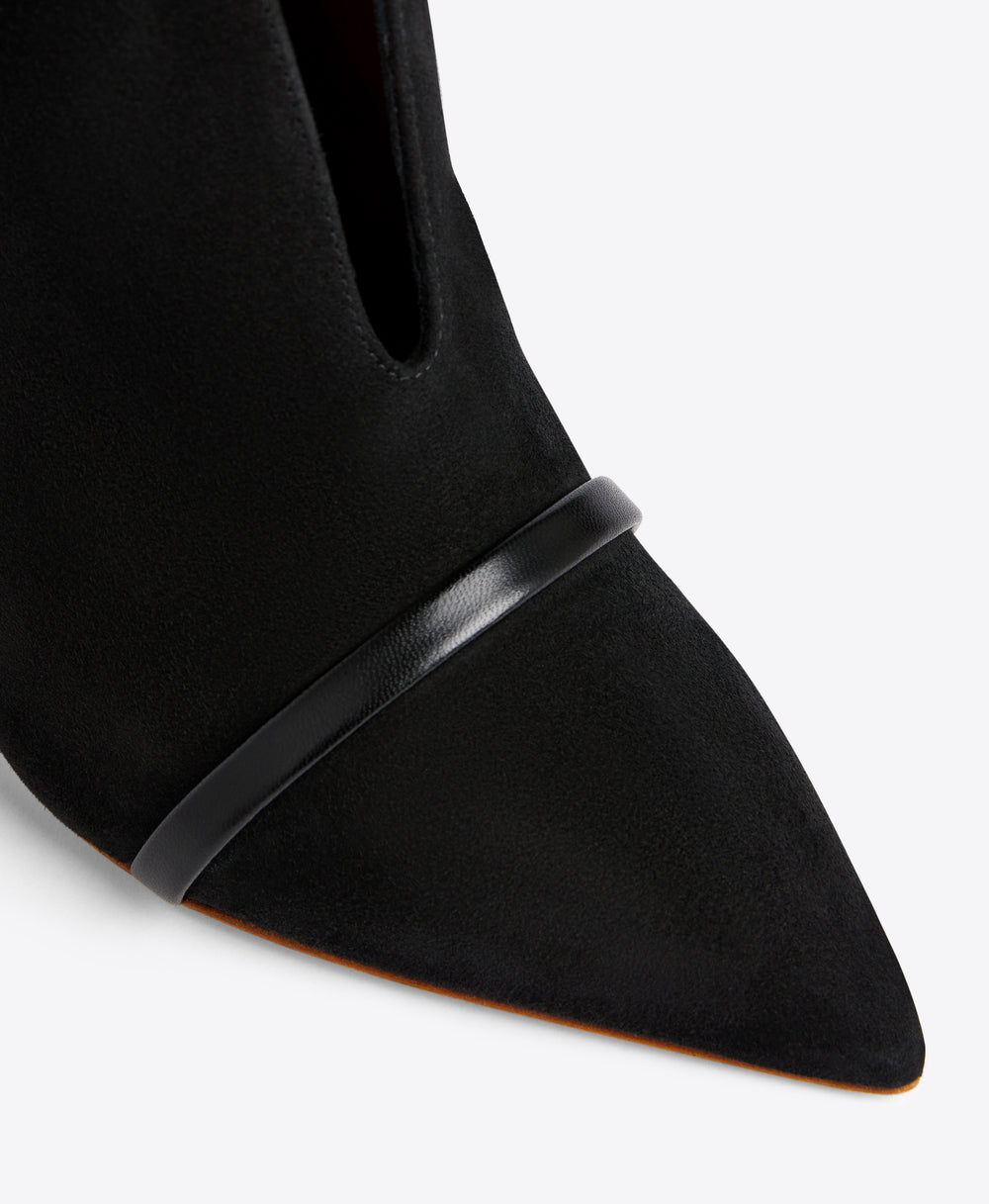 Malone Souliers Cora 85 Black Suede Ankle Boots