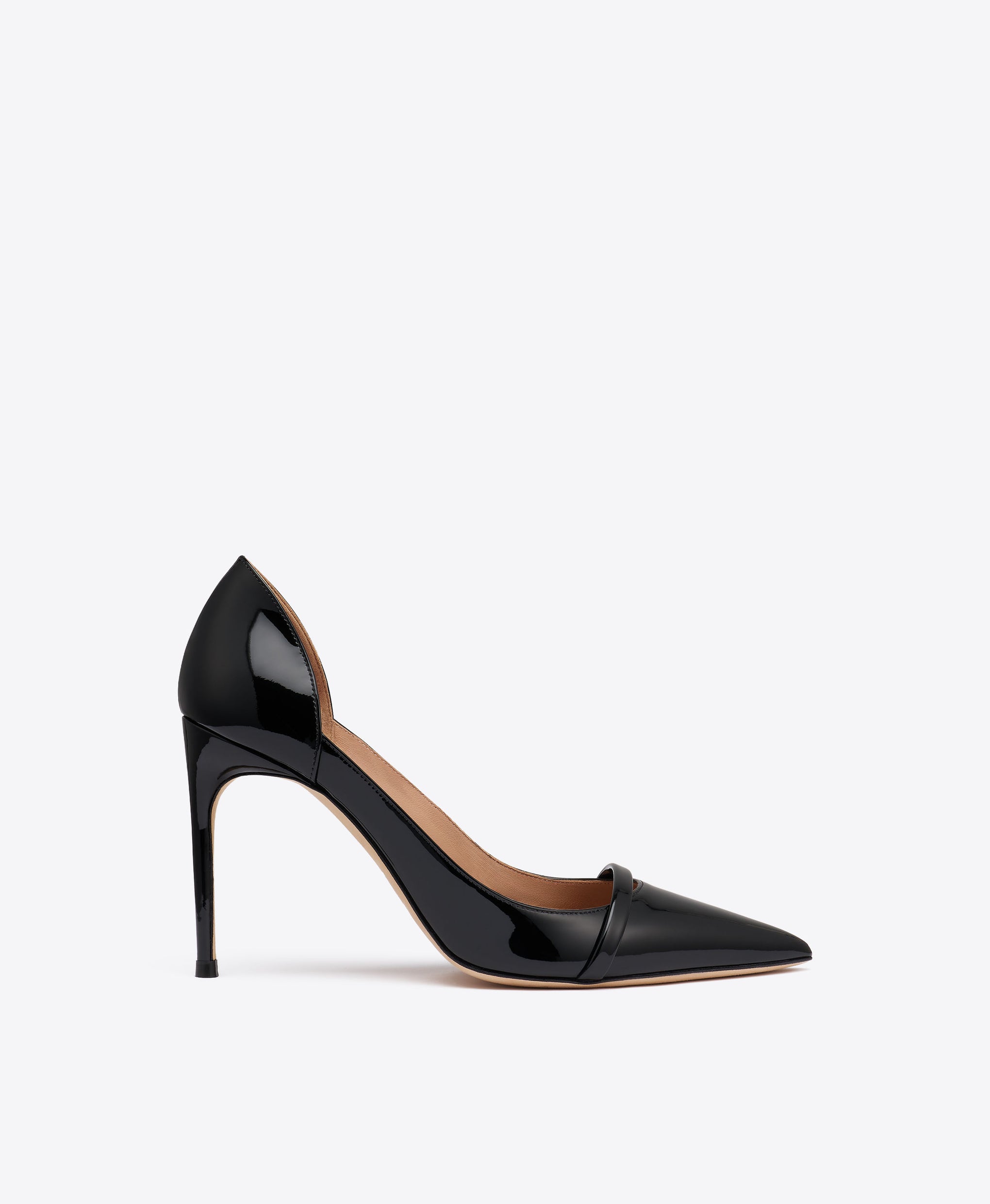 Crawford 90 Black Patent Pumps Malone Souliers