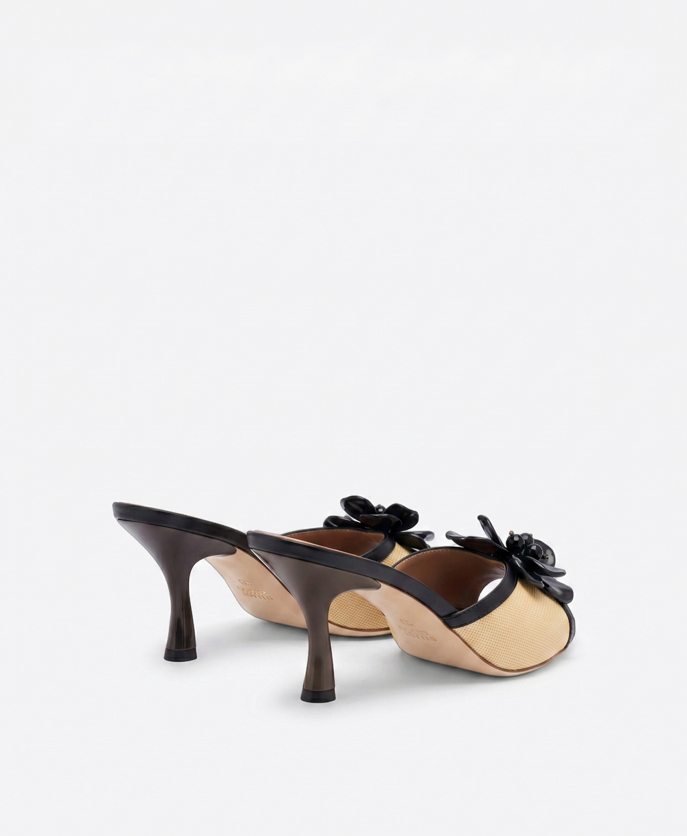 Cyd 70 Beige Raffia Sandals