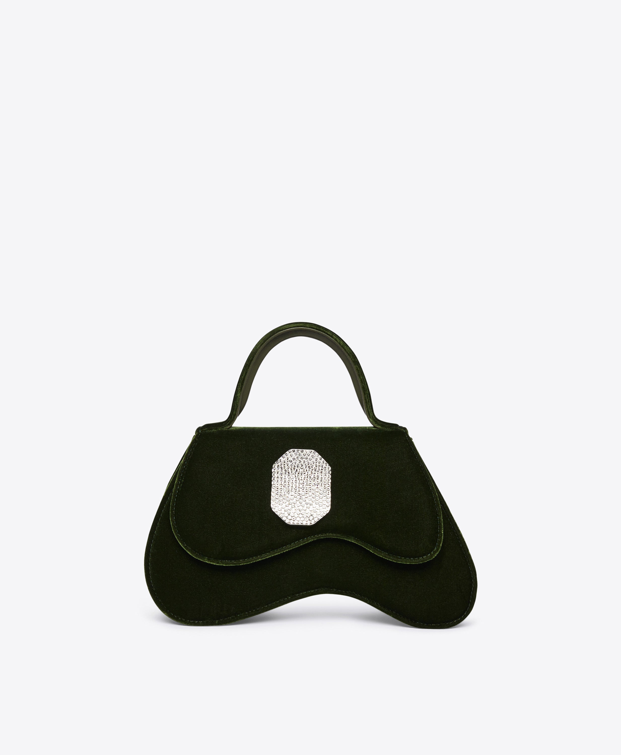 Divine Pine Velvet Bag Crystal Ornament