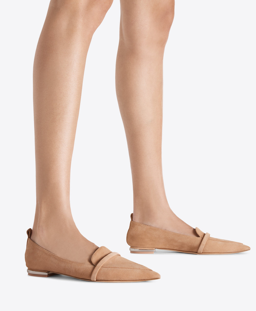 Dora Buff Suede Loafers Malone Souliers