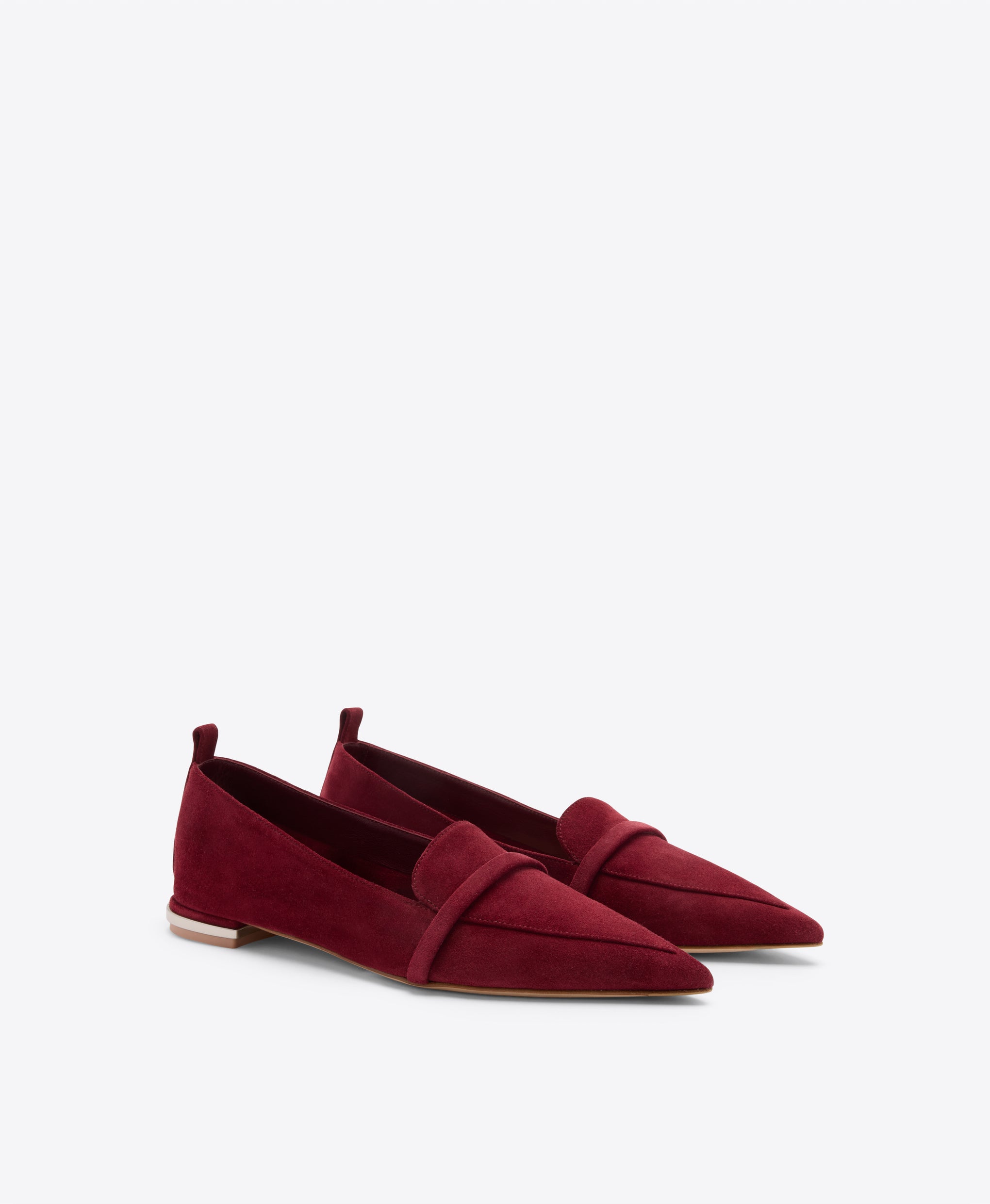 Dora Red Suede Loafers Malone Souliers
