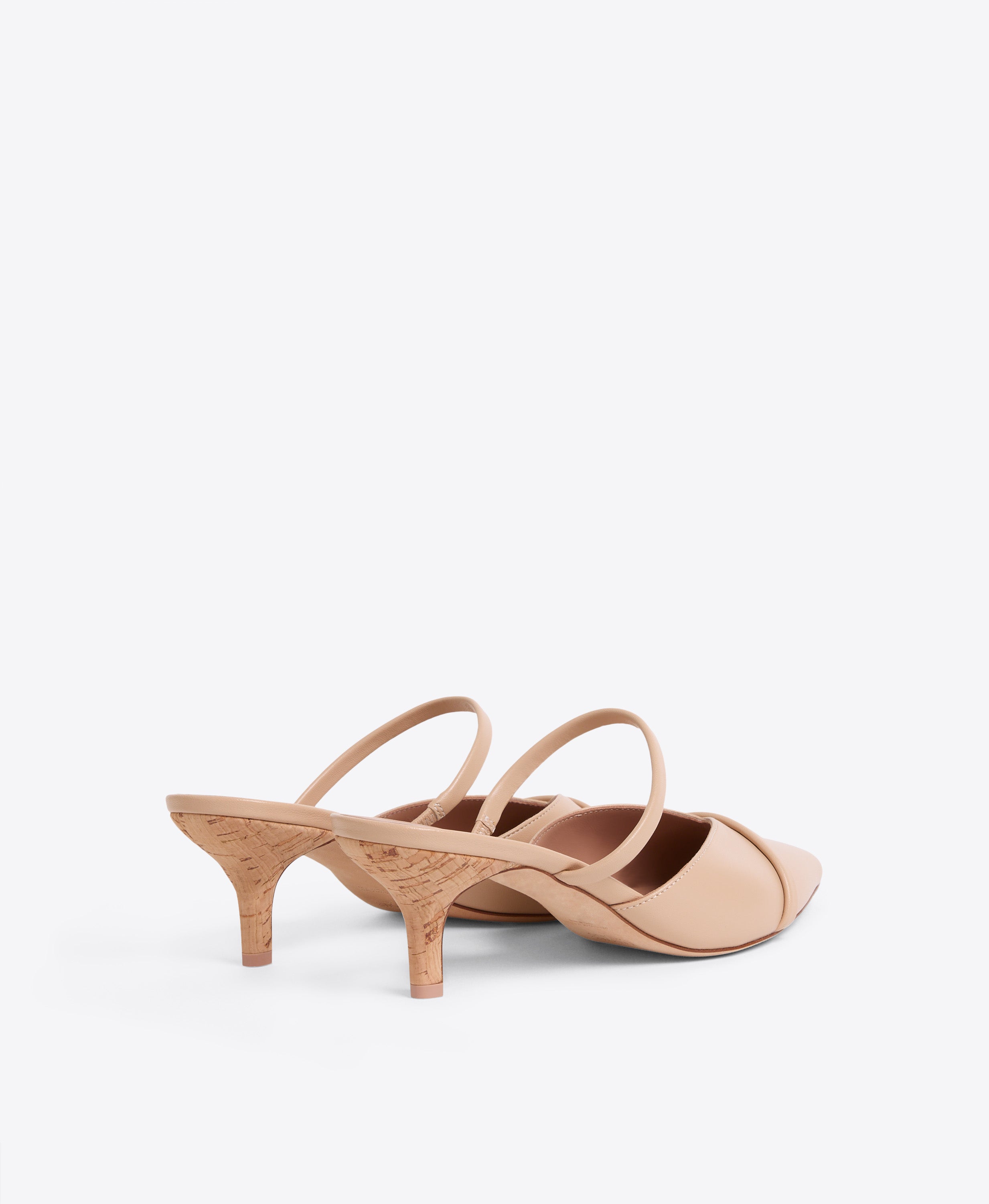 Frankie 45 Buff Leather Kitten Heels | Malone Souliers