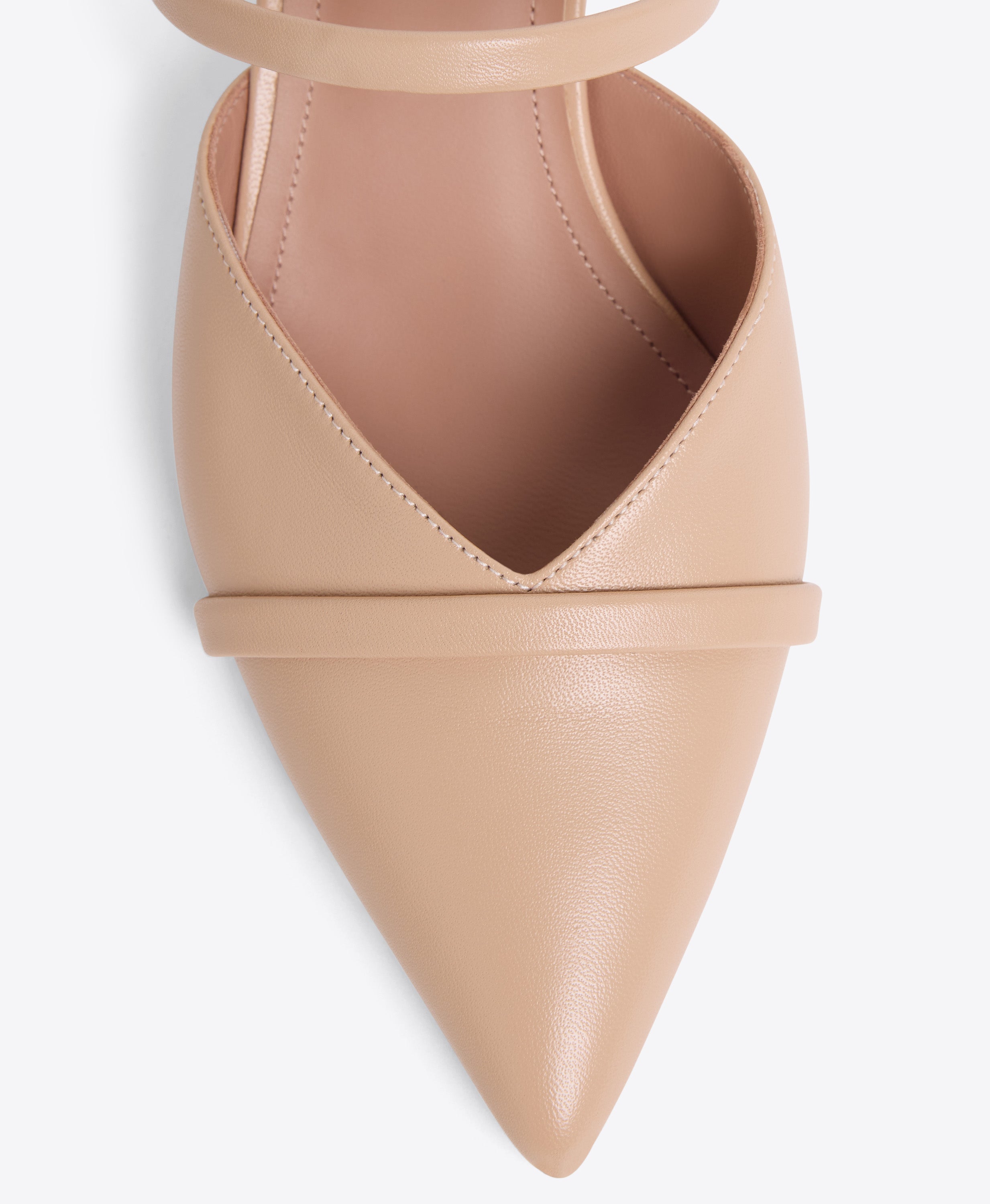 Frankie 45 Buff Leather Kitten Heels | Malone Souliers