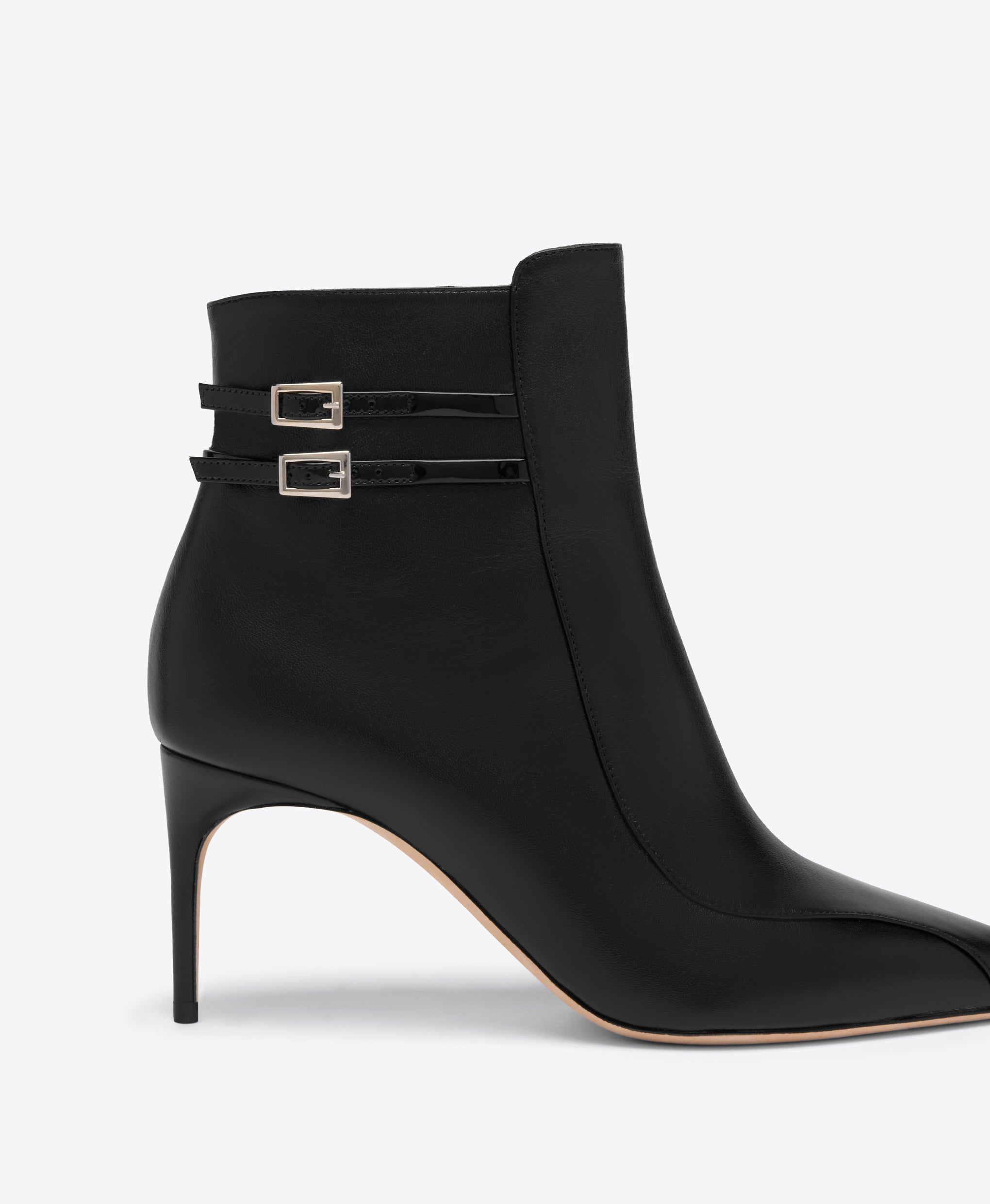 Giordana Black Leather Ankle Boots Malone Souliers