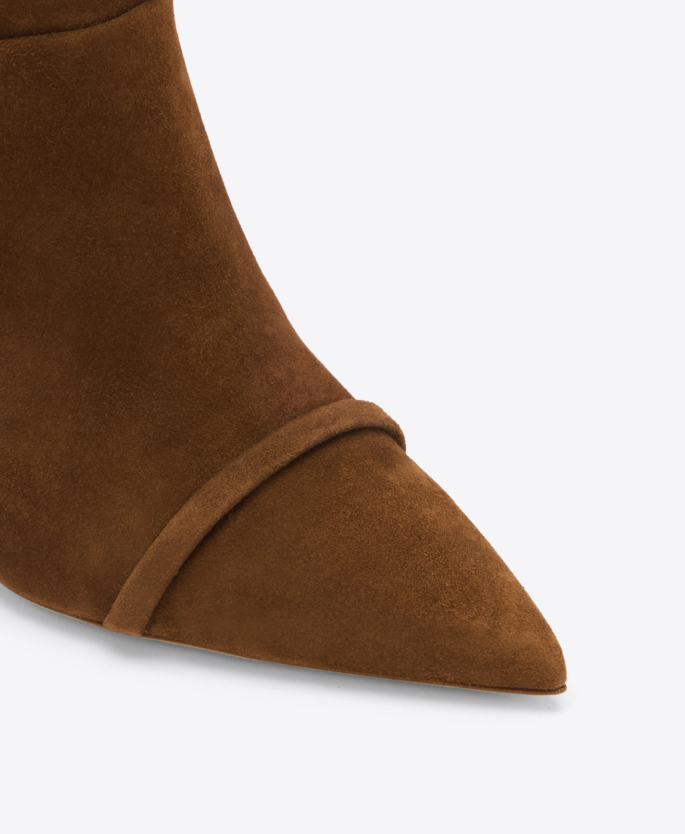 Isley 70 Brown Suede  Tall Boots Malone Souliers