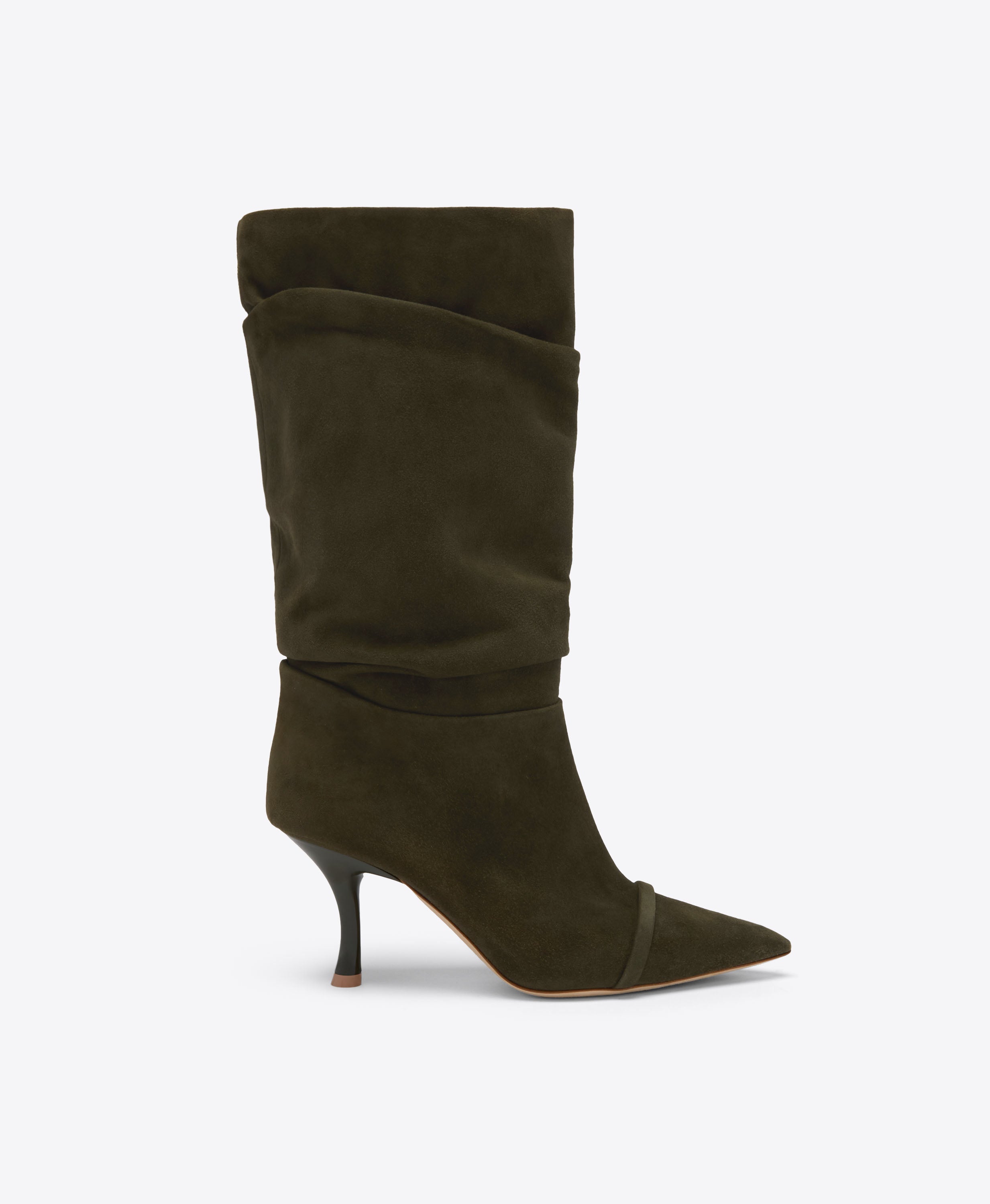 Isley 70 Dark Green Suede Tall Boots