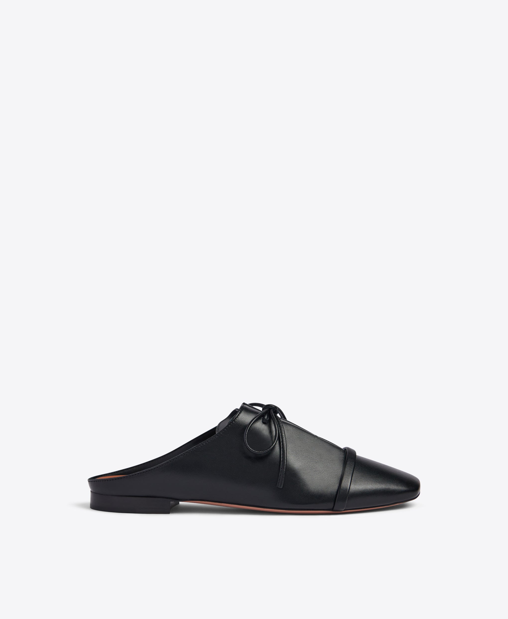 Malone Souliers Jacqueline Black Leather Flat Mules