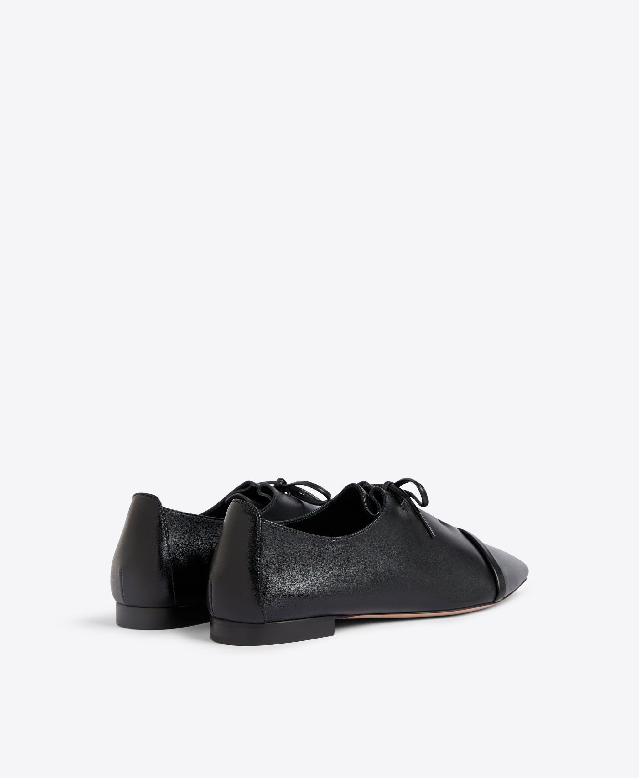 Malone Souliers Jean Flat Black Leather