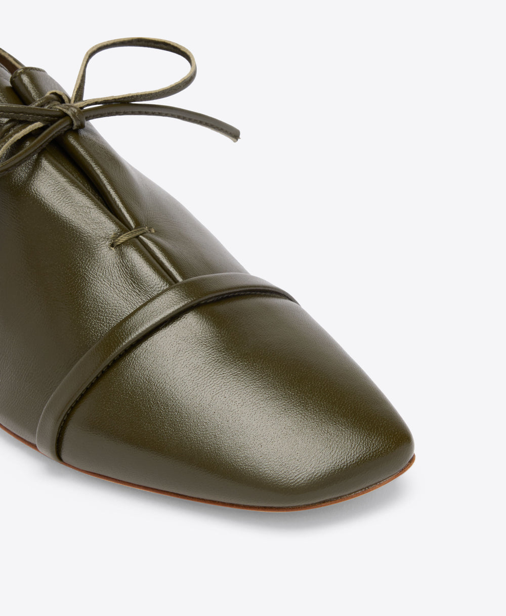 Jean Olive Leather Flats Limited Edition Malone Souliers