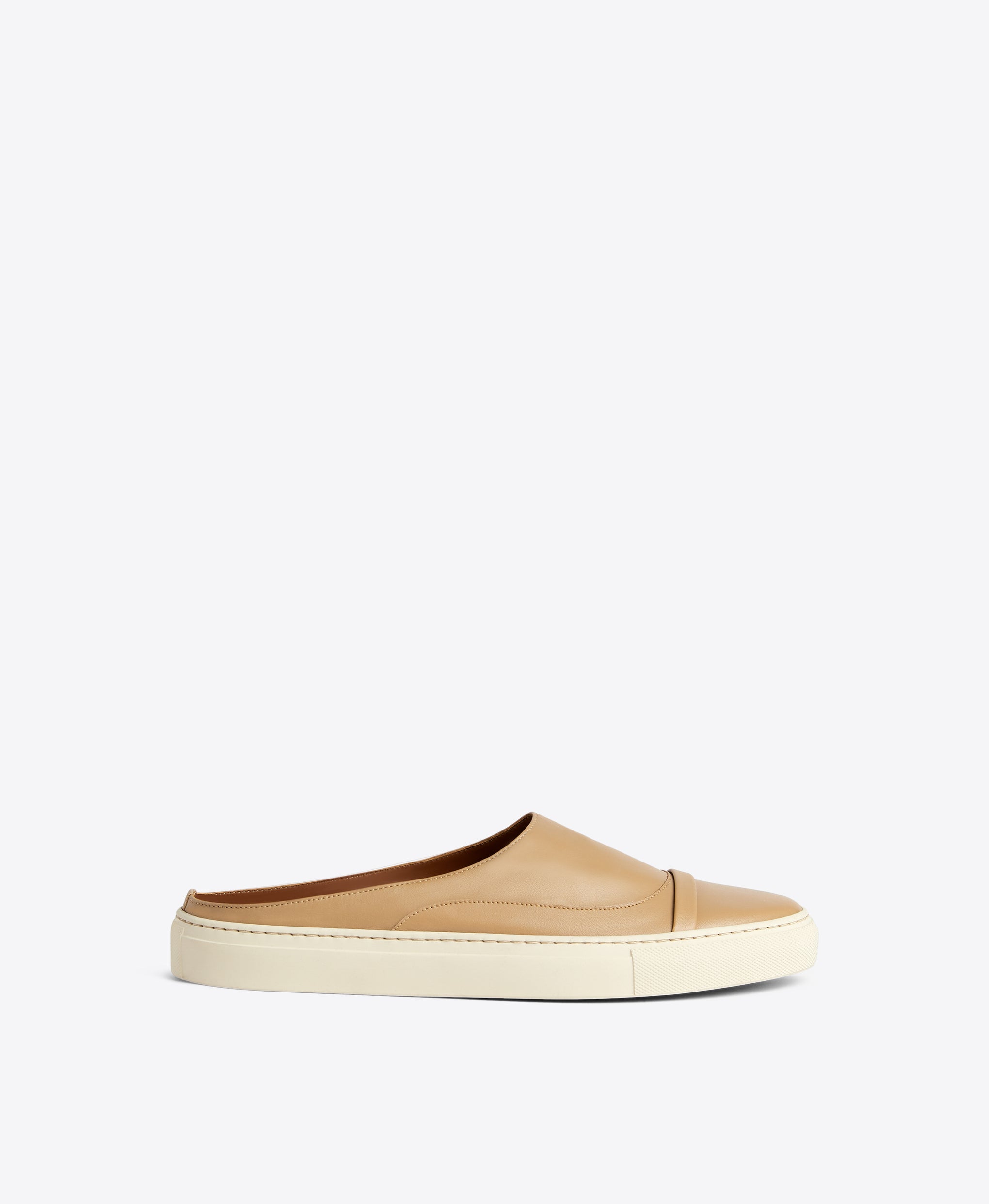 Men's Jesse Tan Leather Slides Malone Souliers