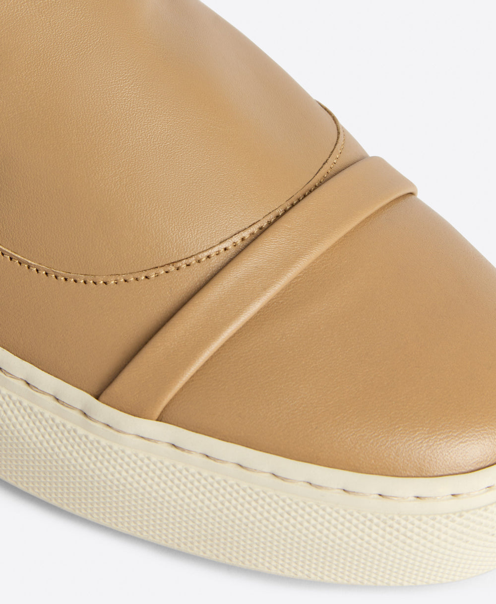 Men's Jesse Tan Leather Slides Malone Souliers