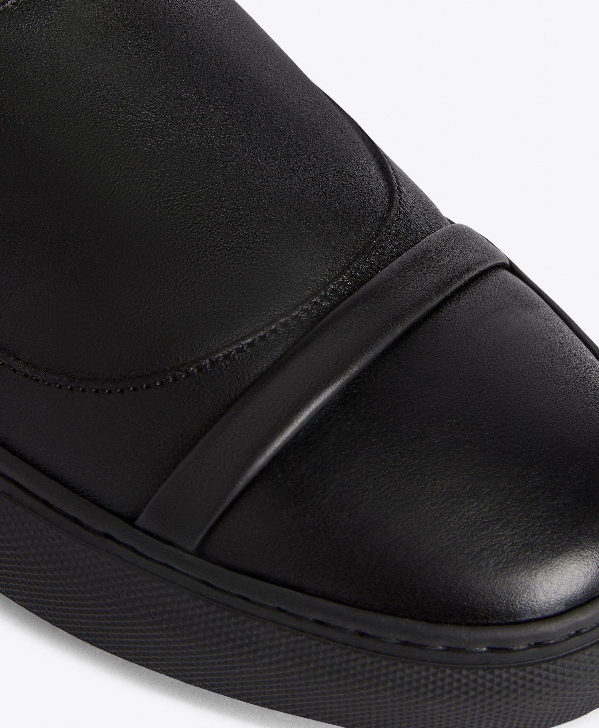 Men's Jesse Black Leather Slides Malone Souliers