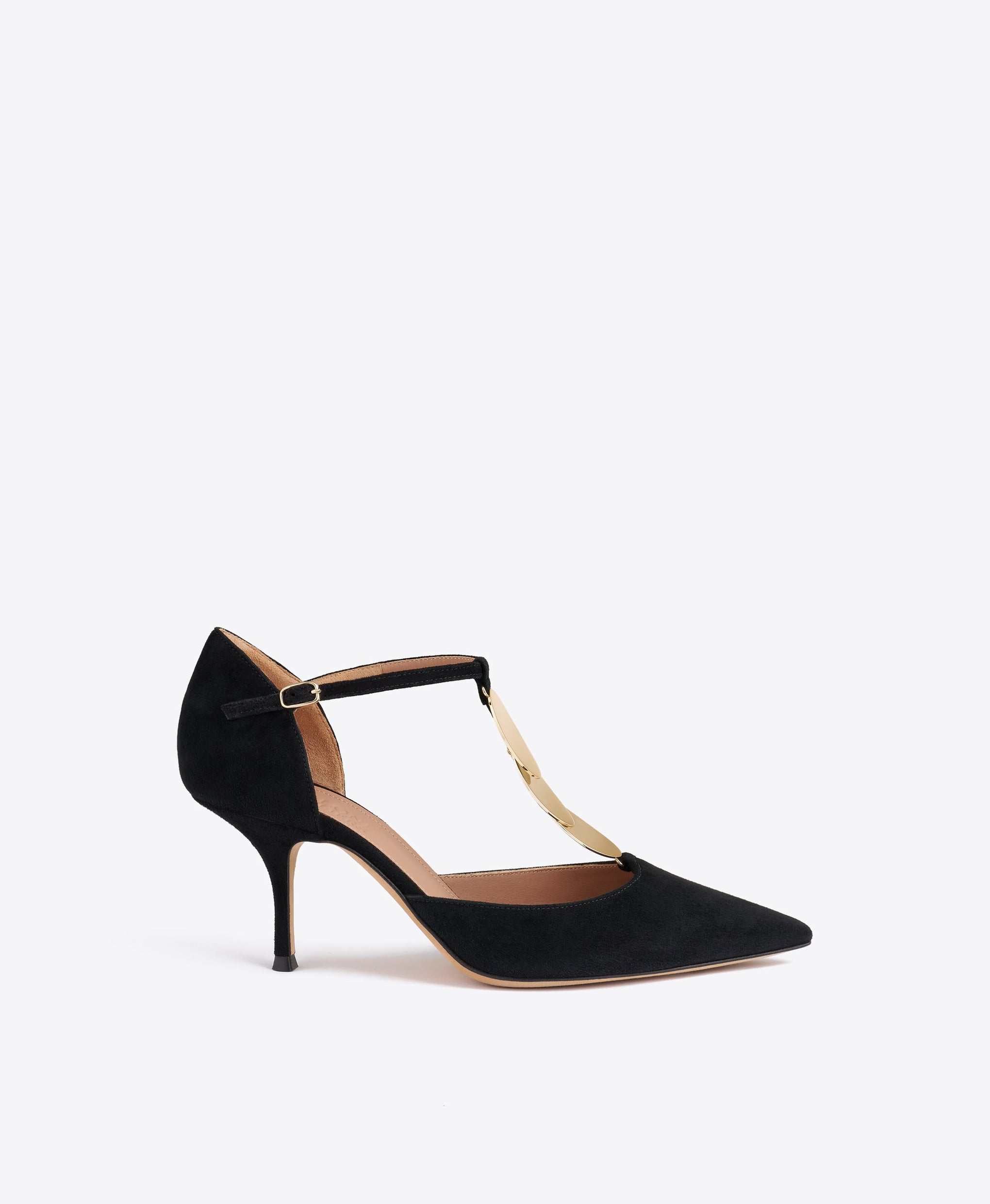 Kali 70 Black Suede Pumps