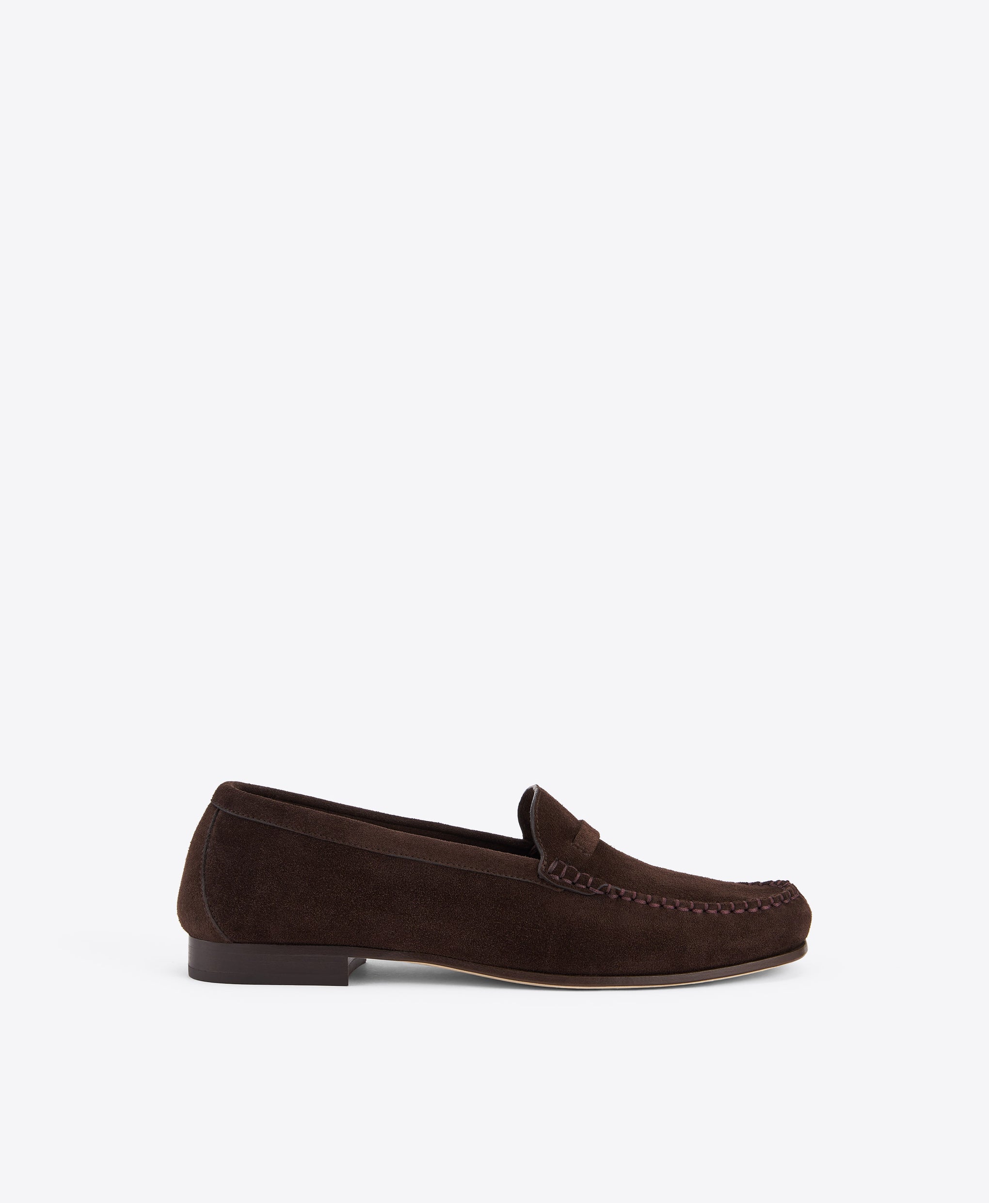 Knightsbridge Dark Brown Suede Loafers