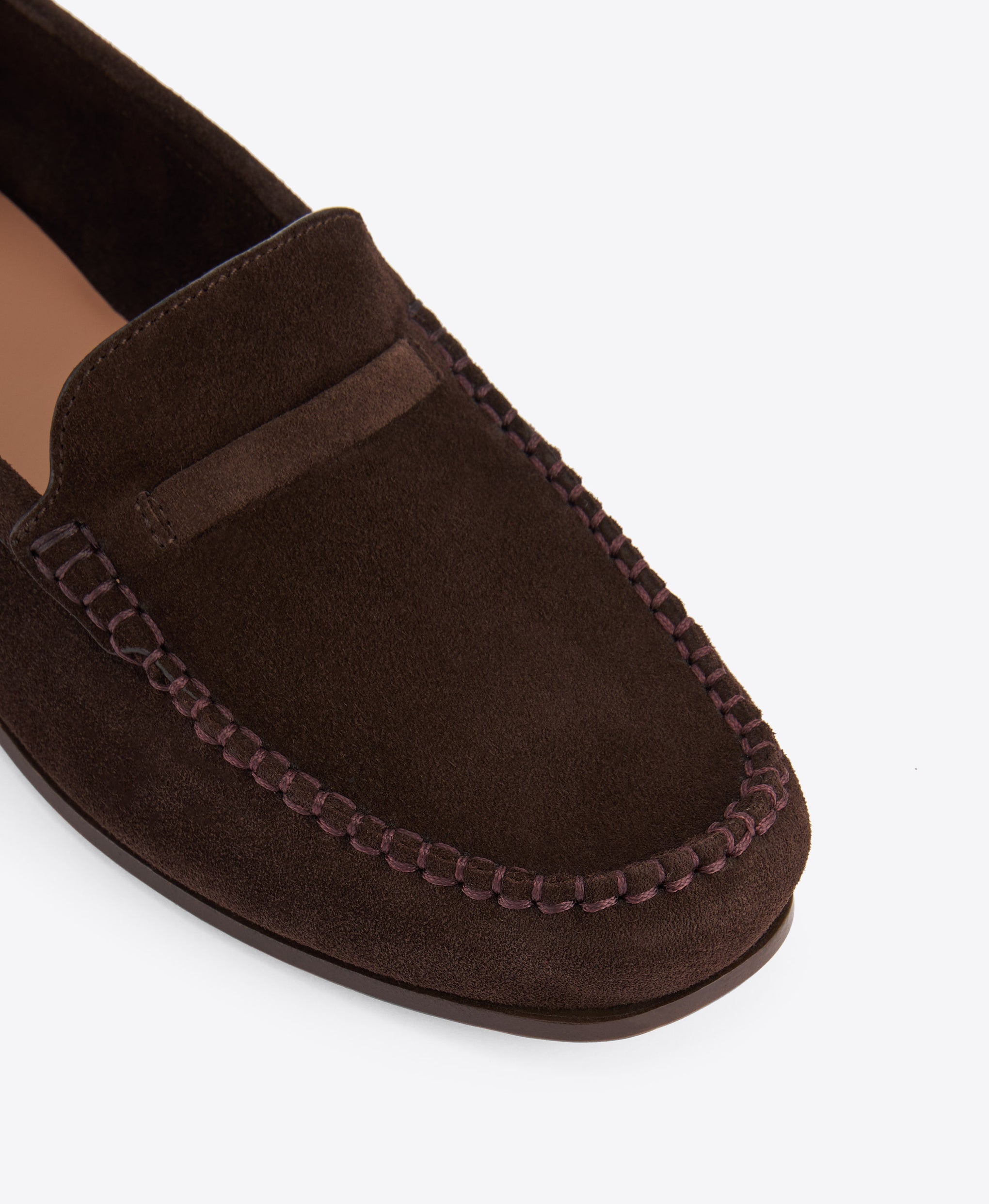 Knightsbridge Dark Brown Suede Loafers