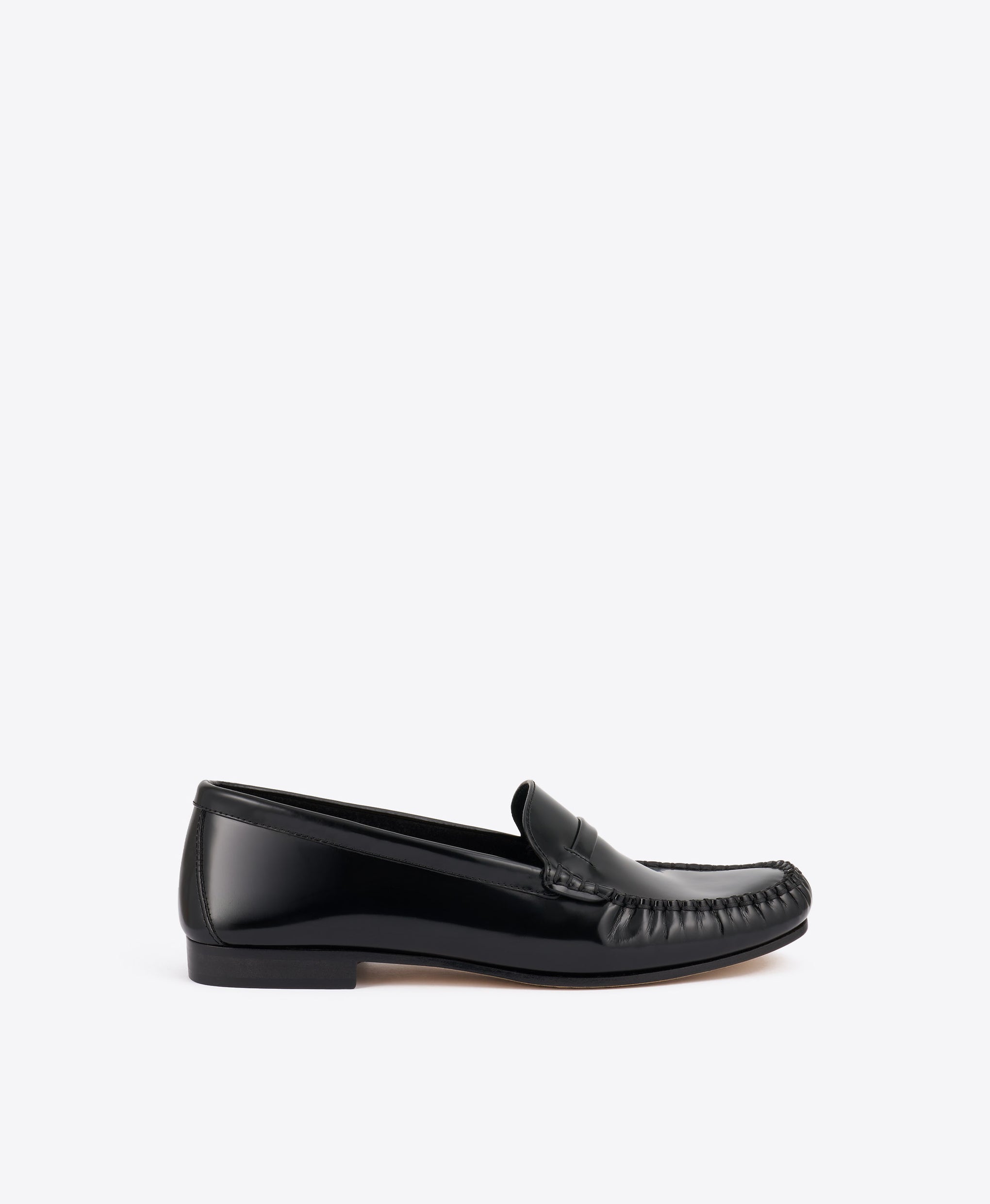 Knightsbridge Black Leather Loafers