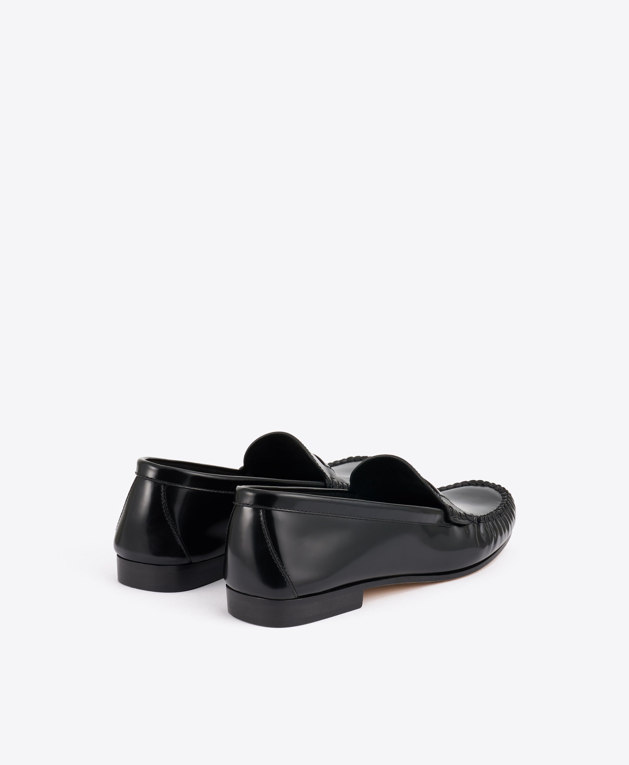 Knightsbridge Black Leather Loafers