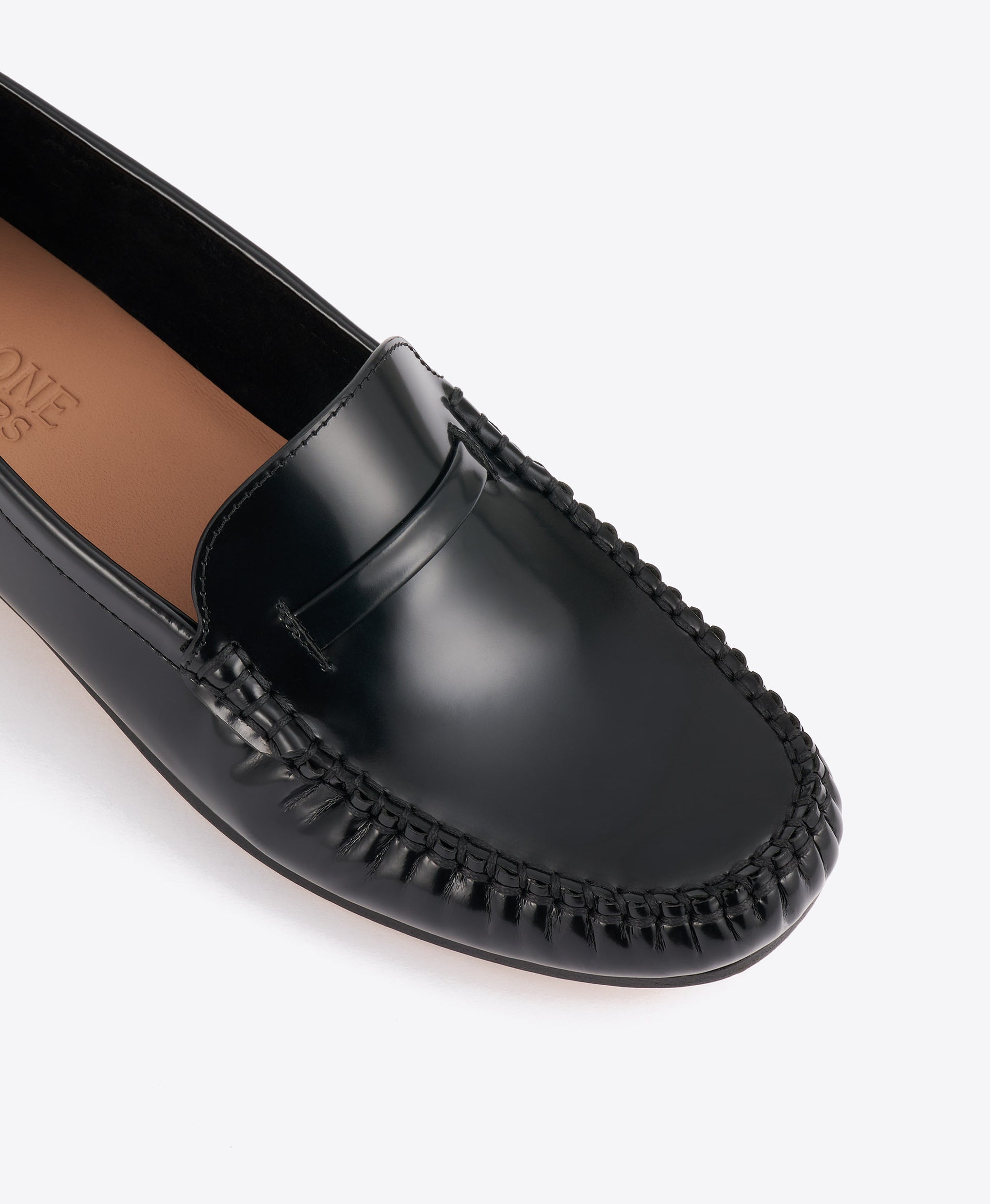 Knightsbridge Black Leather Loafers