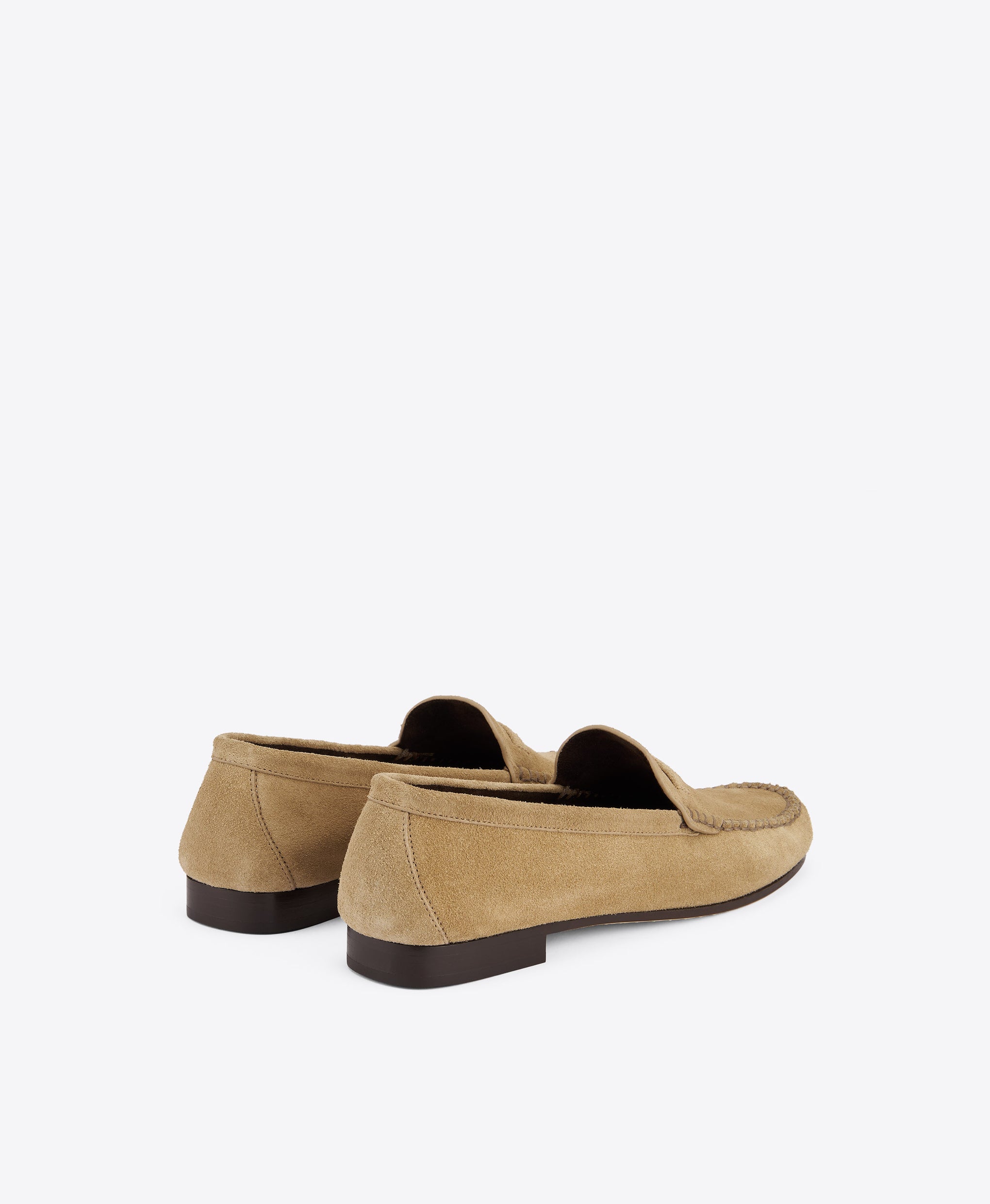 Knightsbridge Beige Suede Loafers