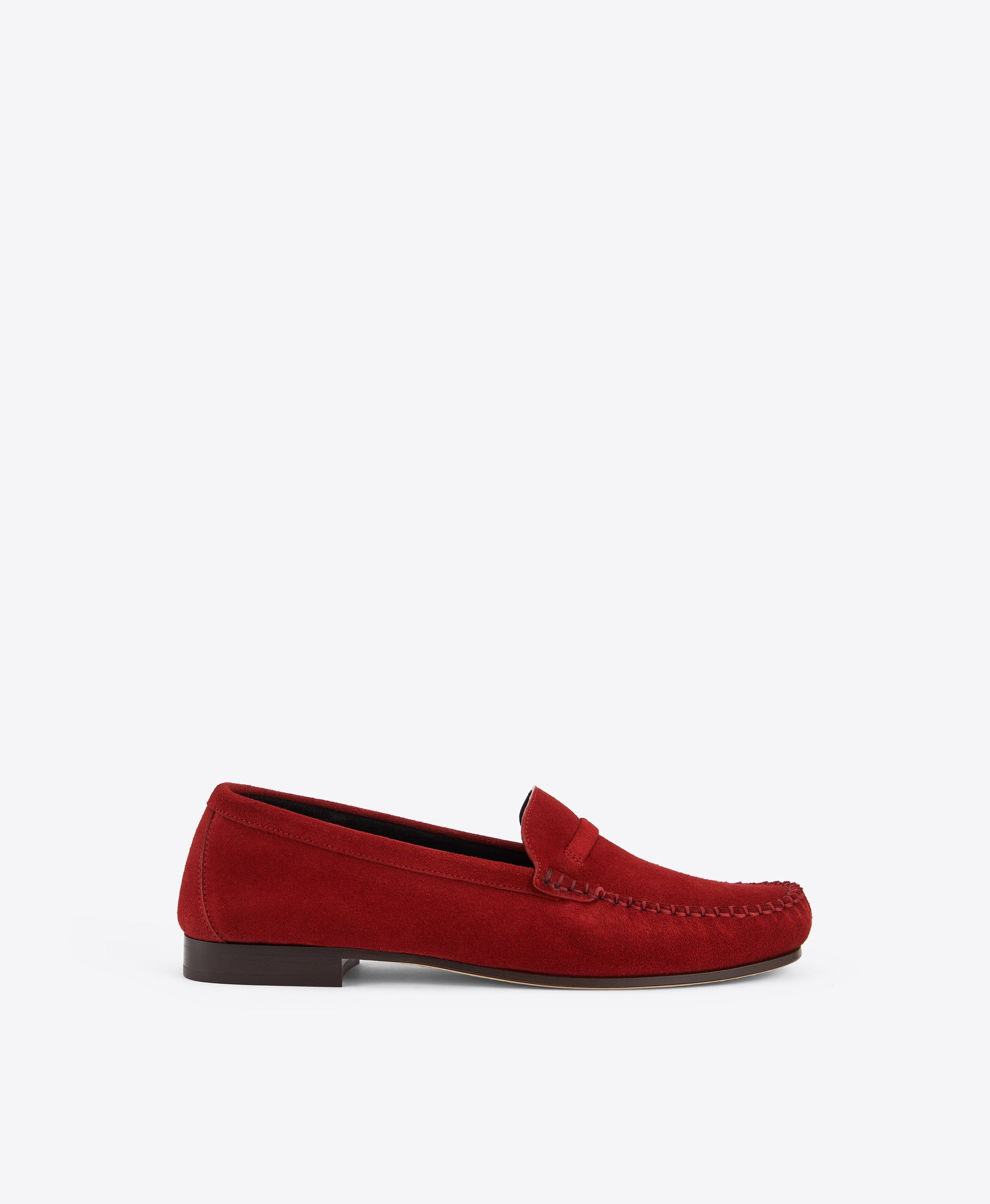 Knightsbridge Red Suede Loafers
