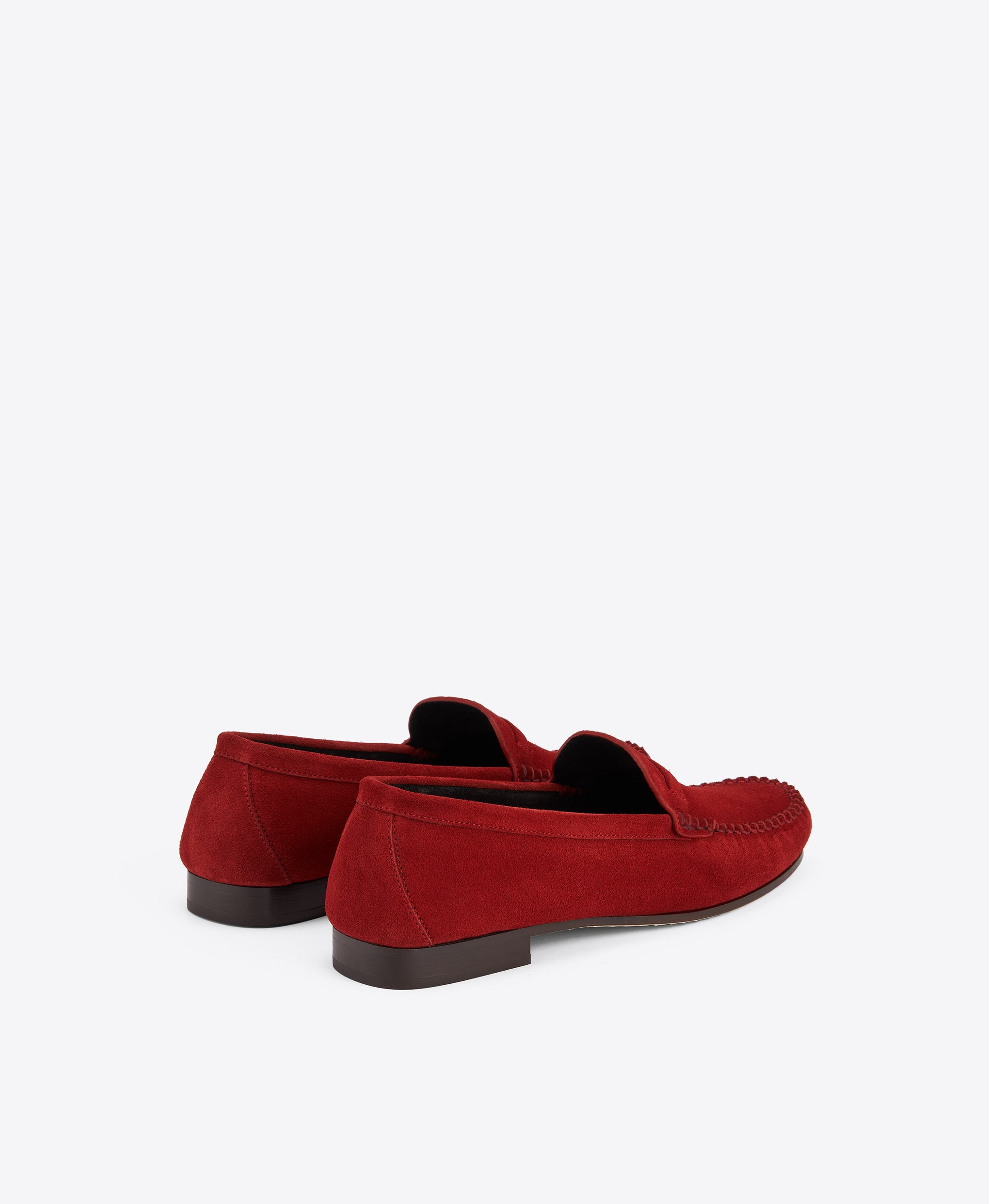 Knightsbridge Red Suede Loafers
