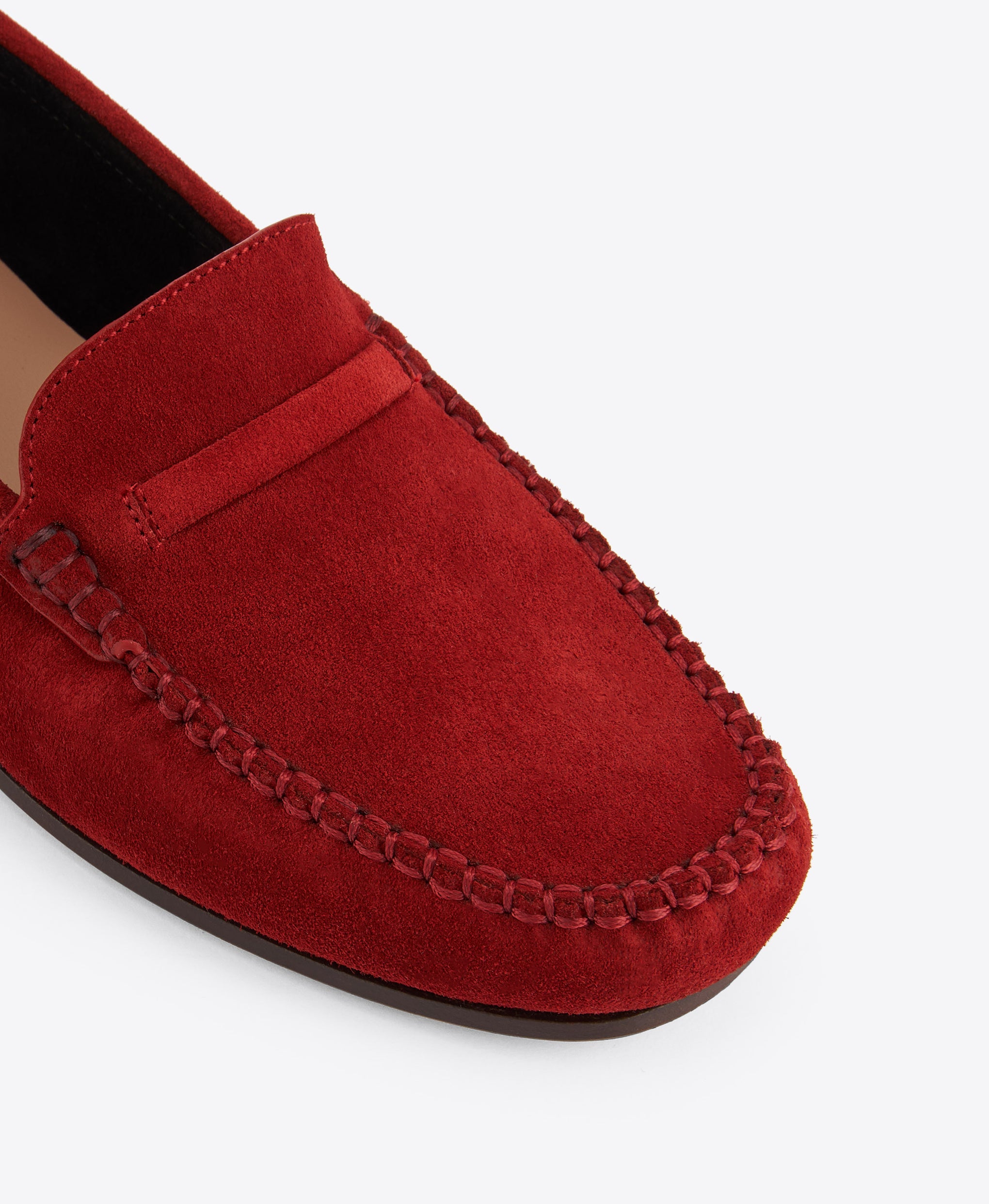 Knightsbridge Red Suede Loafers