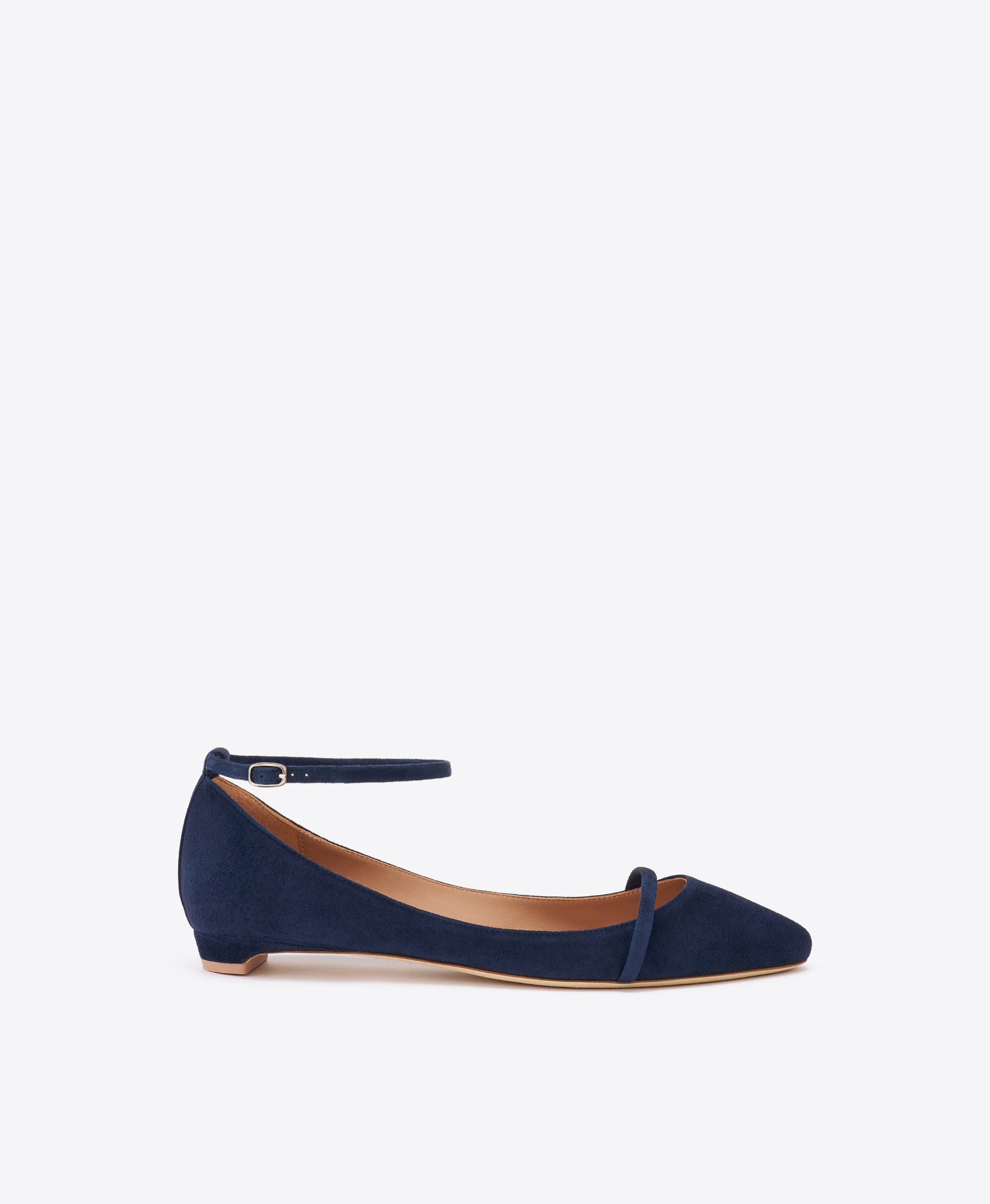 Mary Suede Flat Pumps