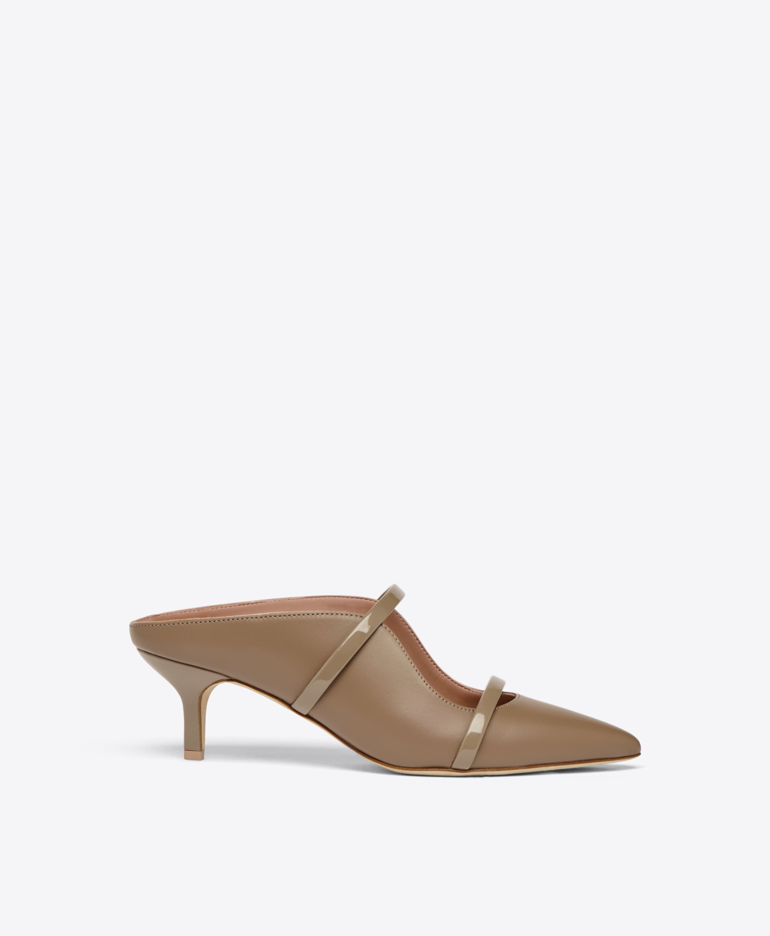 Maureen 45 Leather Kitten Heels