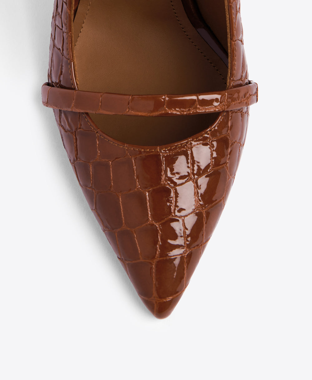 Louis Vuitton Brown Leather Monogram Mules EU 36