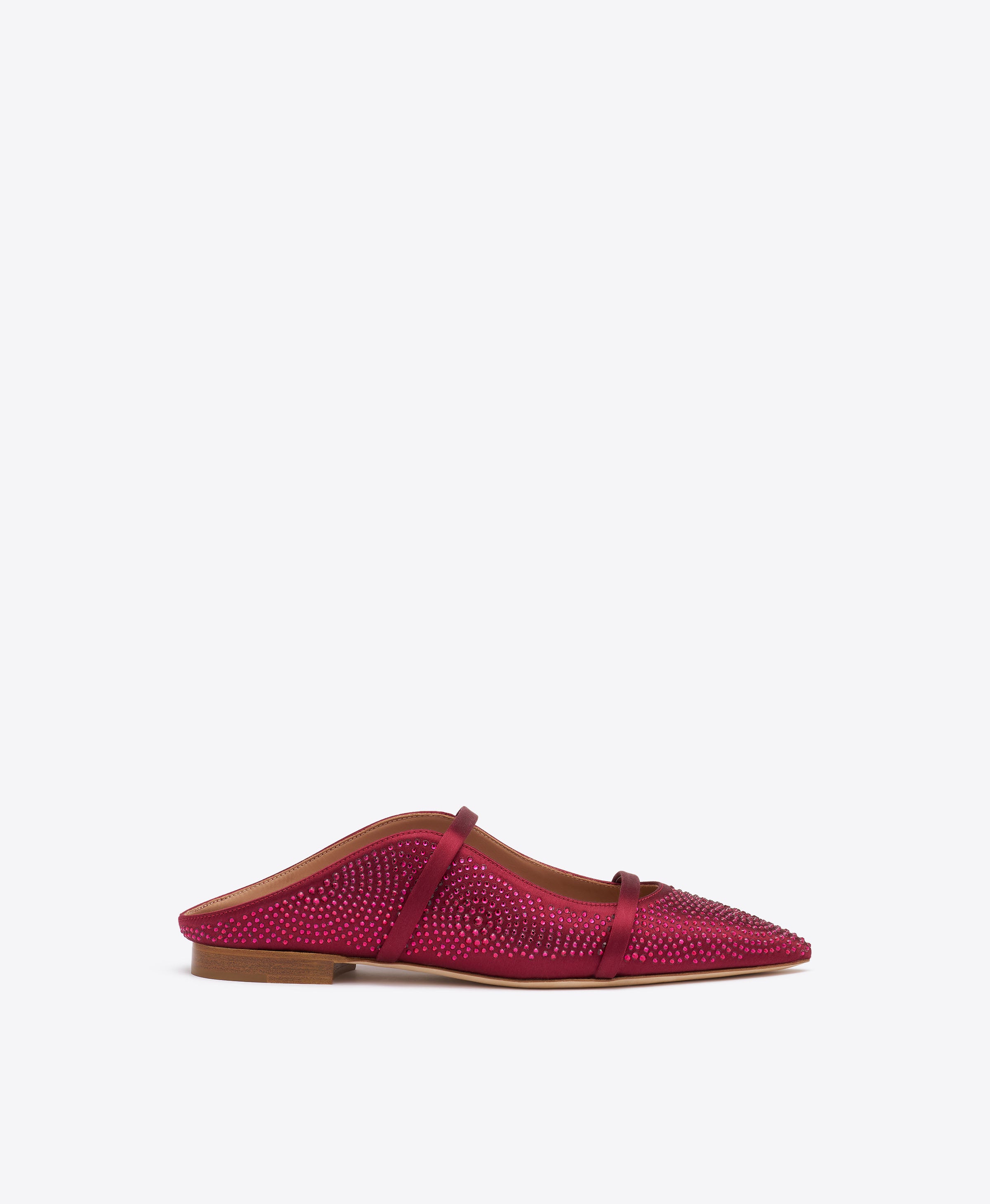 Maureen Satin Flat Mules