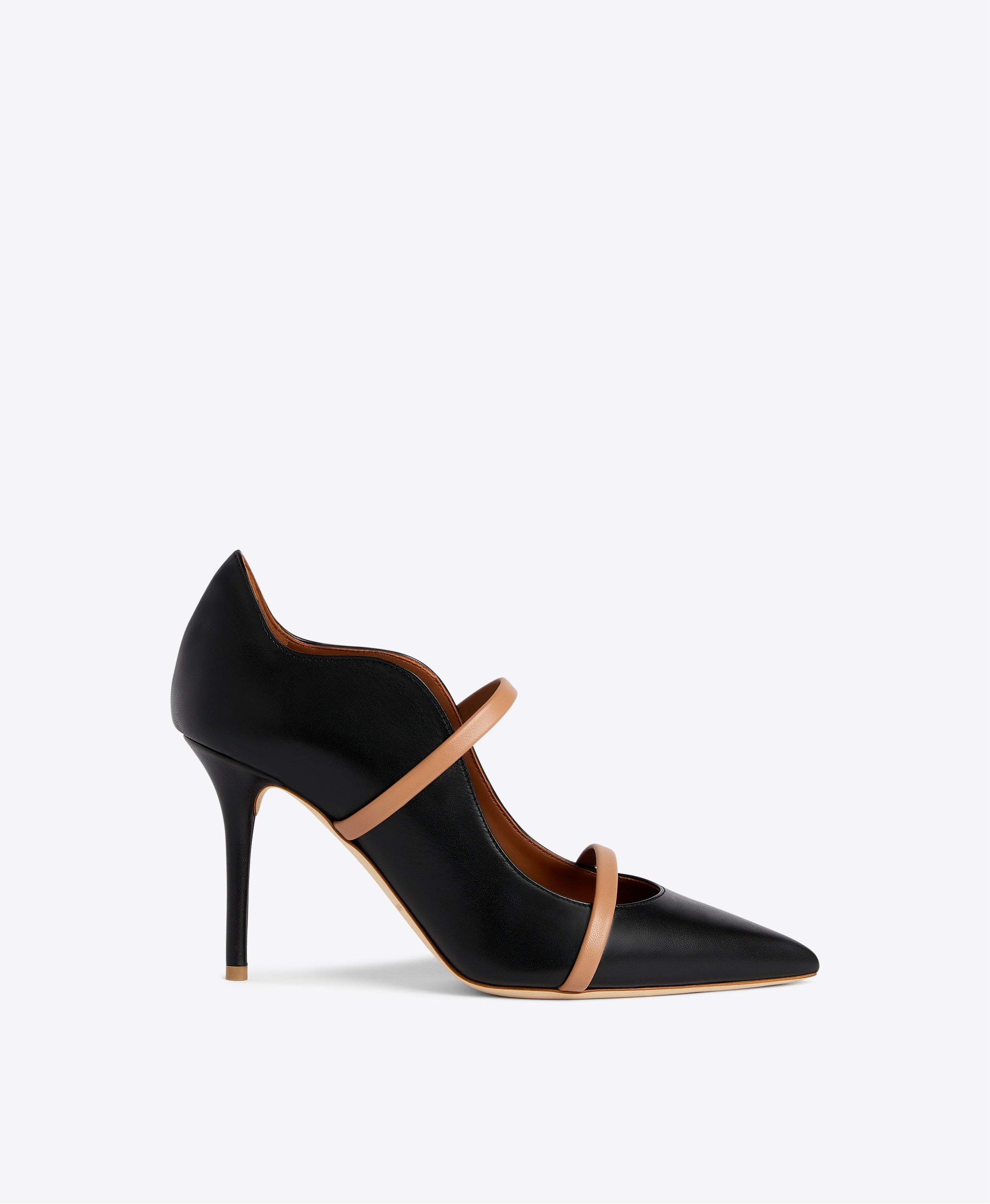 Maureen 85 & Blush Leather Pumps