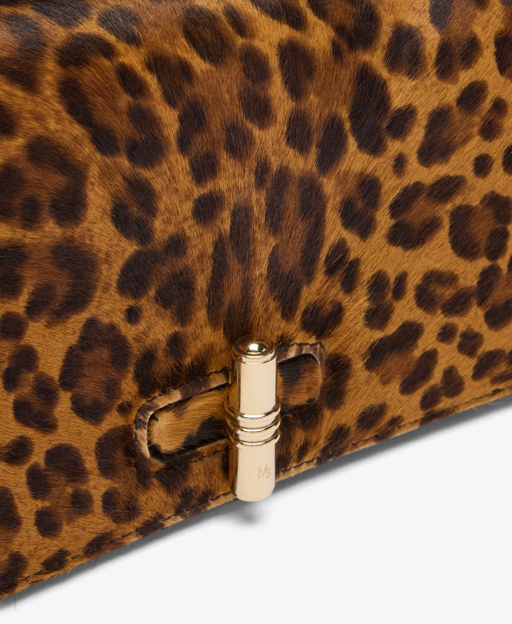 May Brown Leopard Clutch Bag Malone Souliers