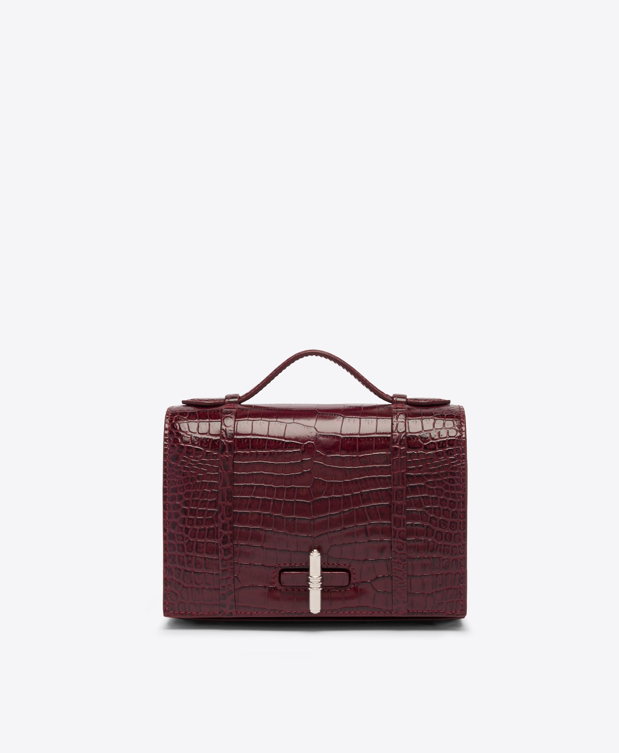 May Red Leather Small Handbag Malone Souliers