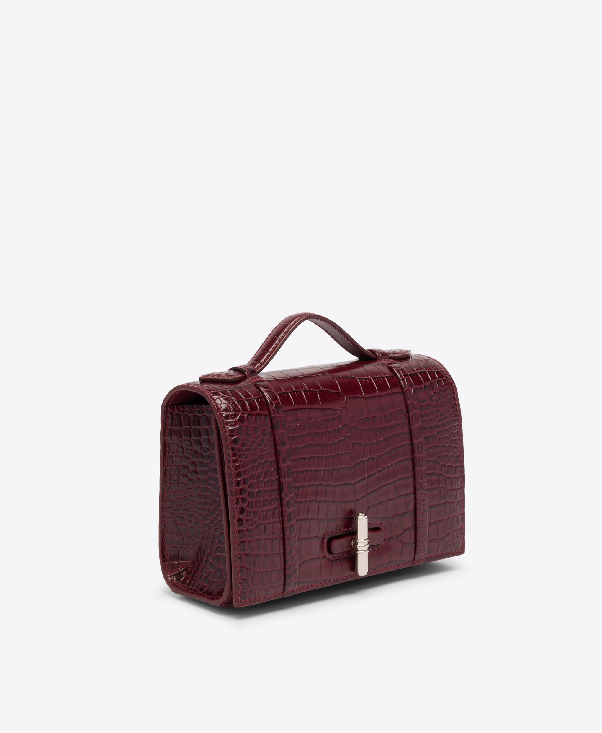 May Red Leather Small Handbag Malone Souliers