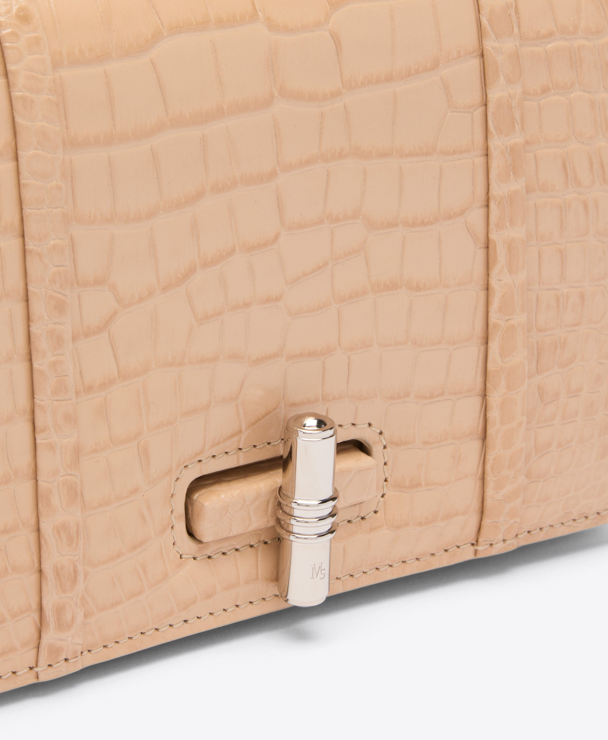 Exclusive May Buff Embossed Small Handbag Malone Souliers