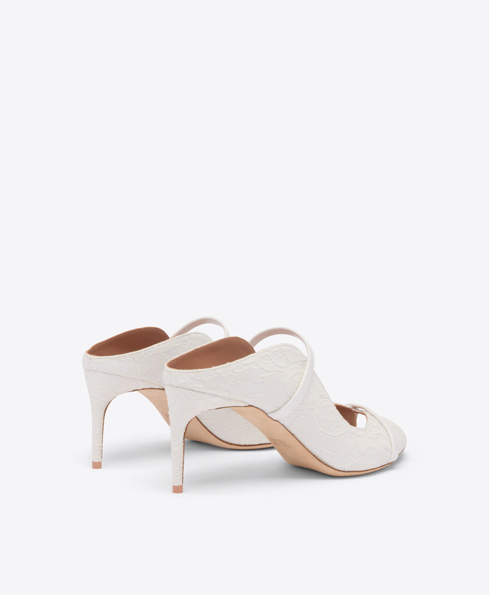 Noah 70 White Gloss Sandals Malone Souliers
