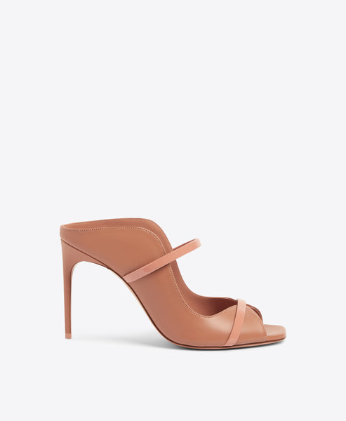 Brown Chain Link Heeled Sandals - CHARLES & KEITH IN