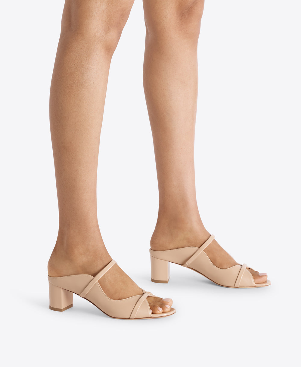 Norah 45 Buff Leather Sandals Malone Souliers